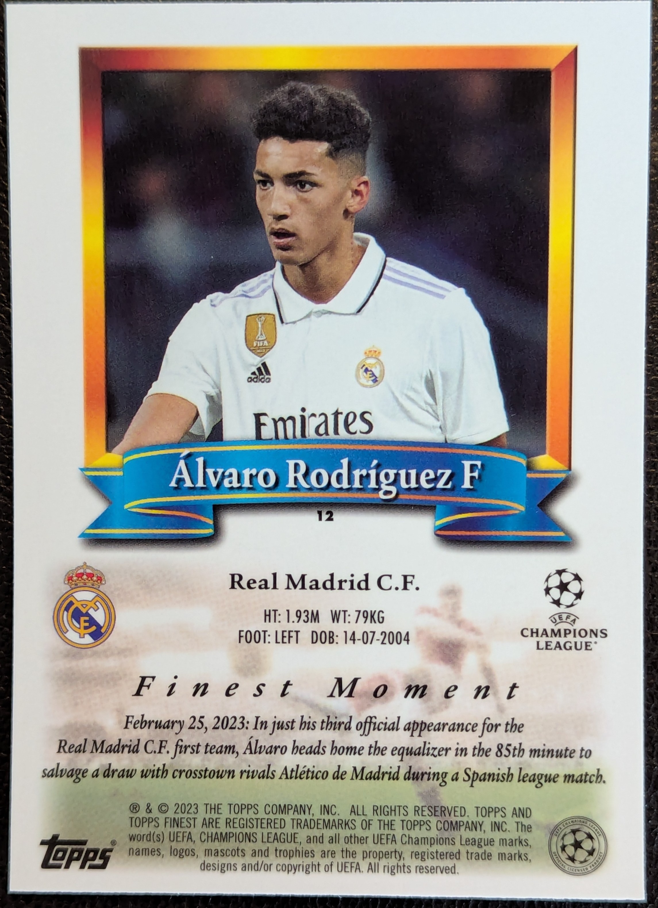 Alvaro Rodriguez (2022/23)