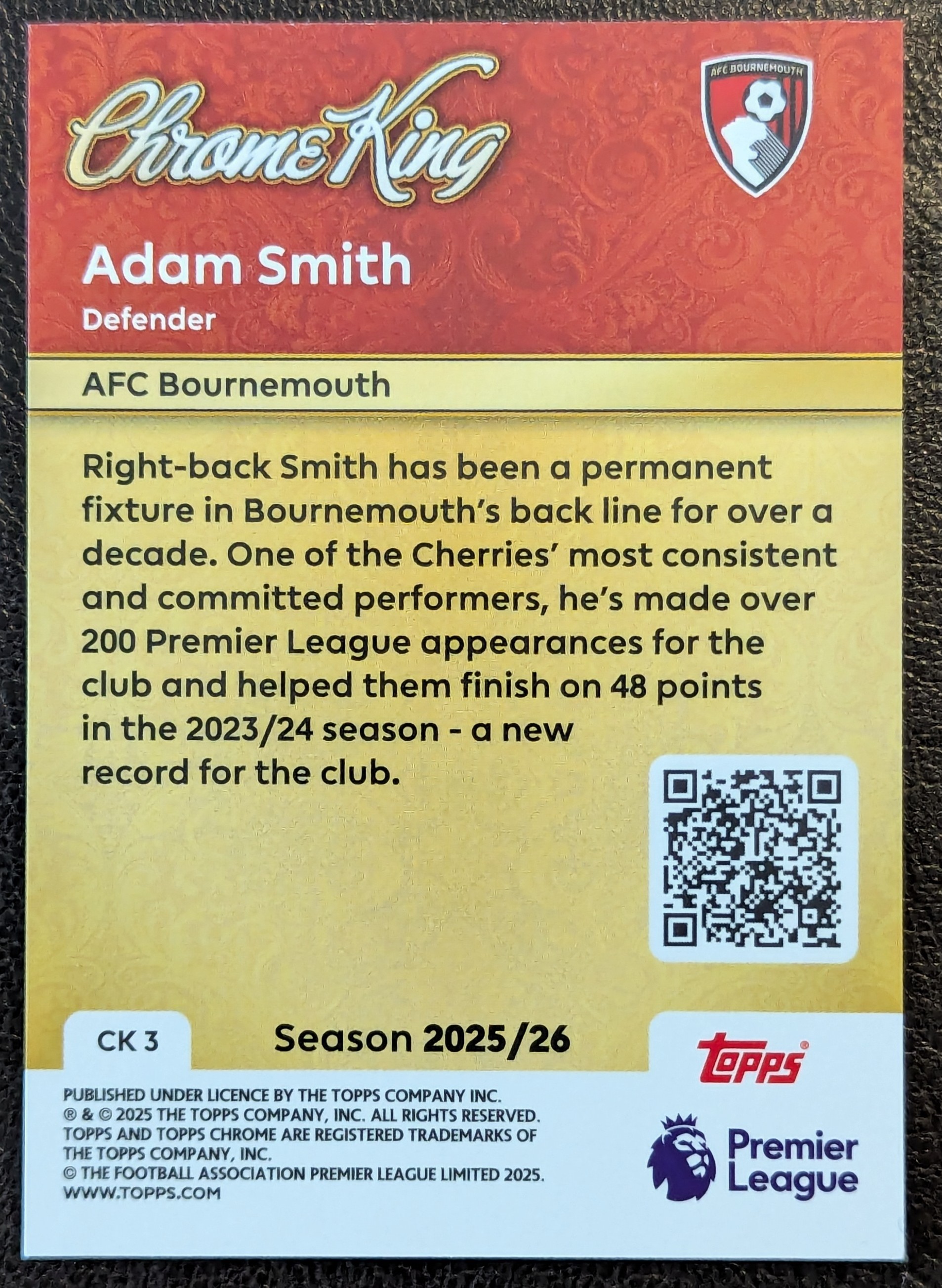 Adam Smith (2025/26)