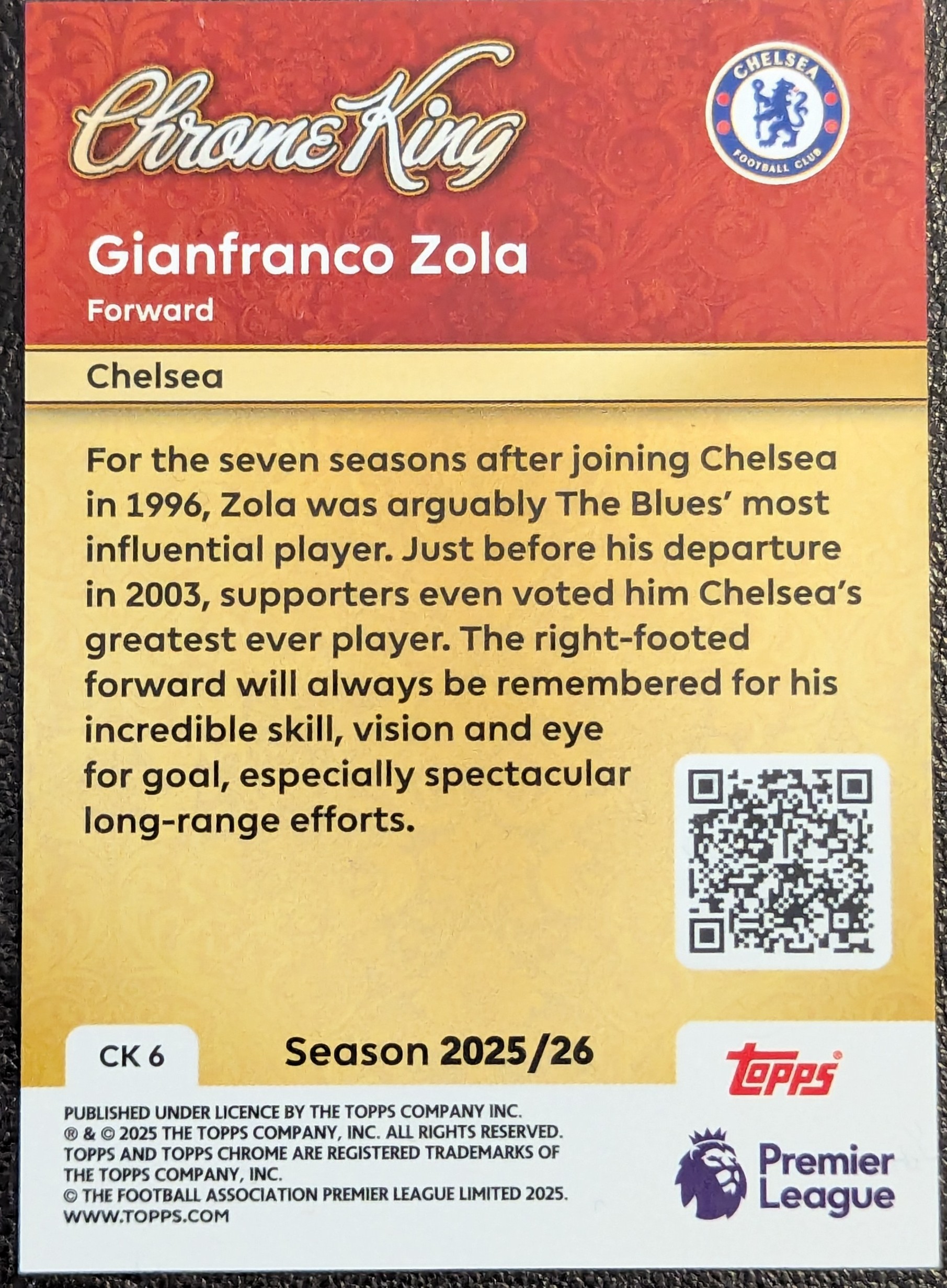 Gianfranco Zola (2025/26)