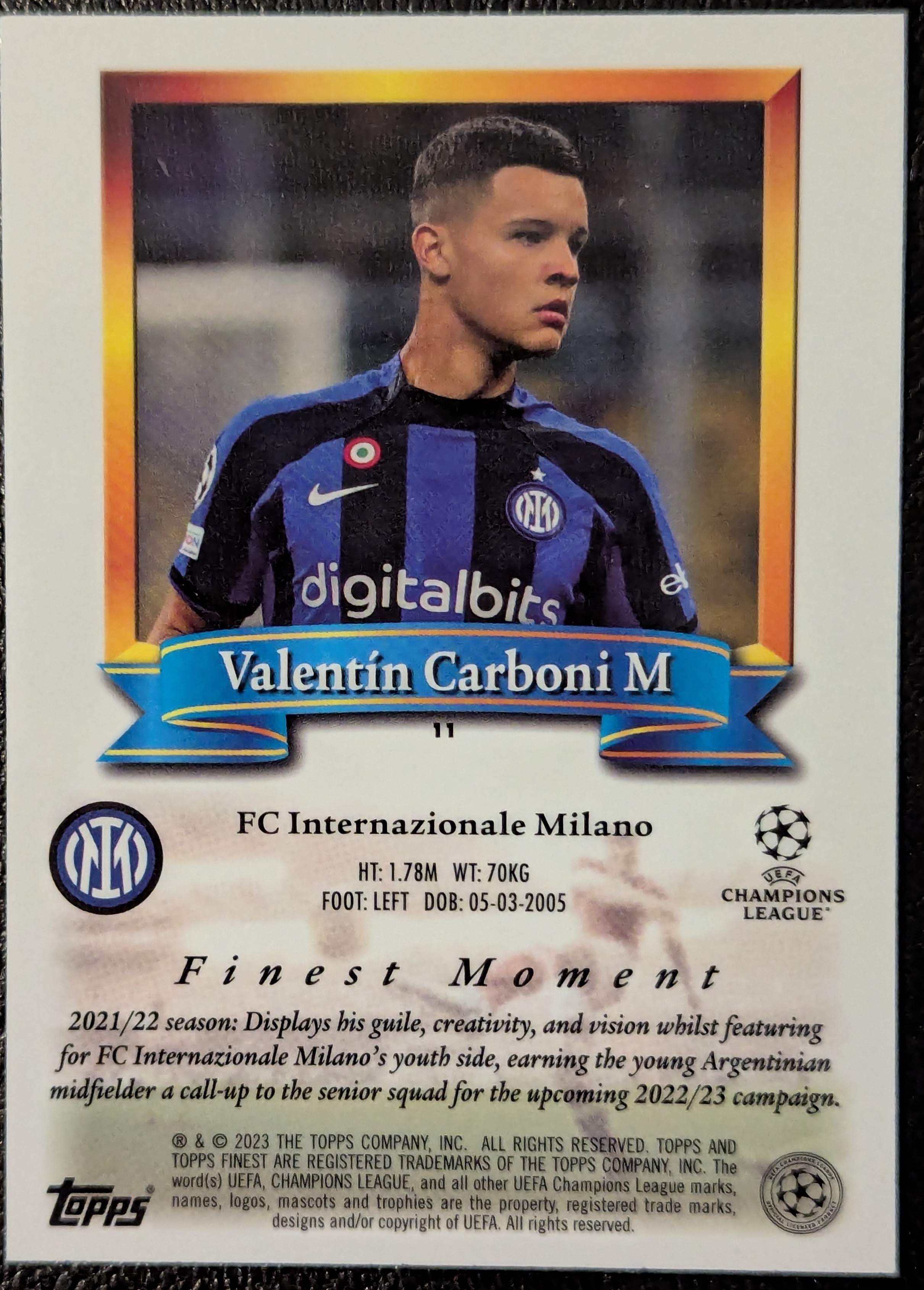 Valentin Carboni (2022/23)