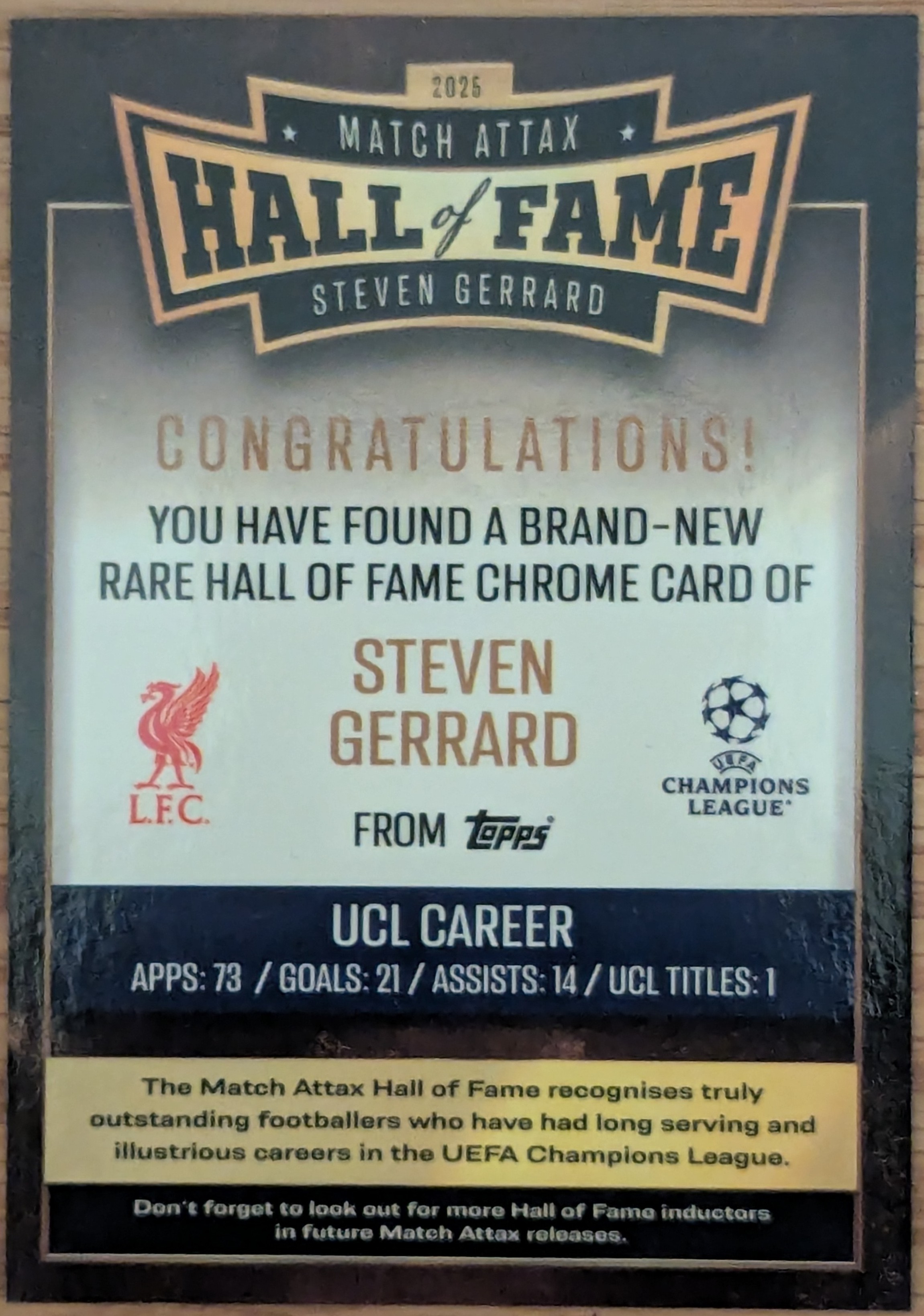 Steven Gerrard (2025/26)