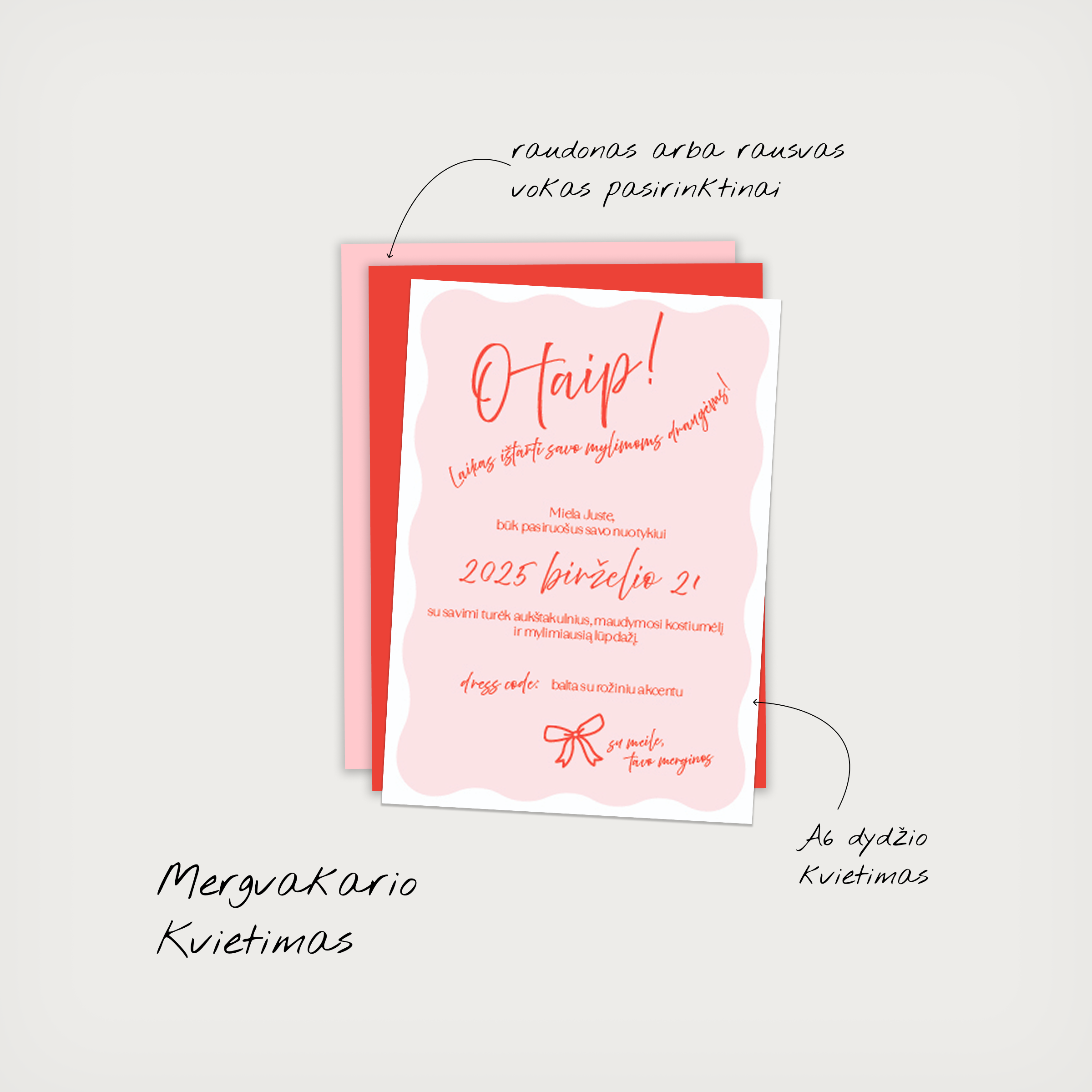 Kvietimas Pink Waves