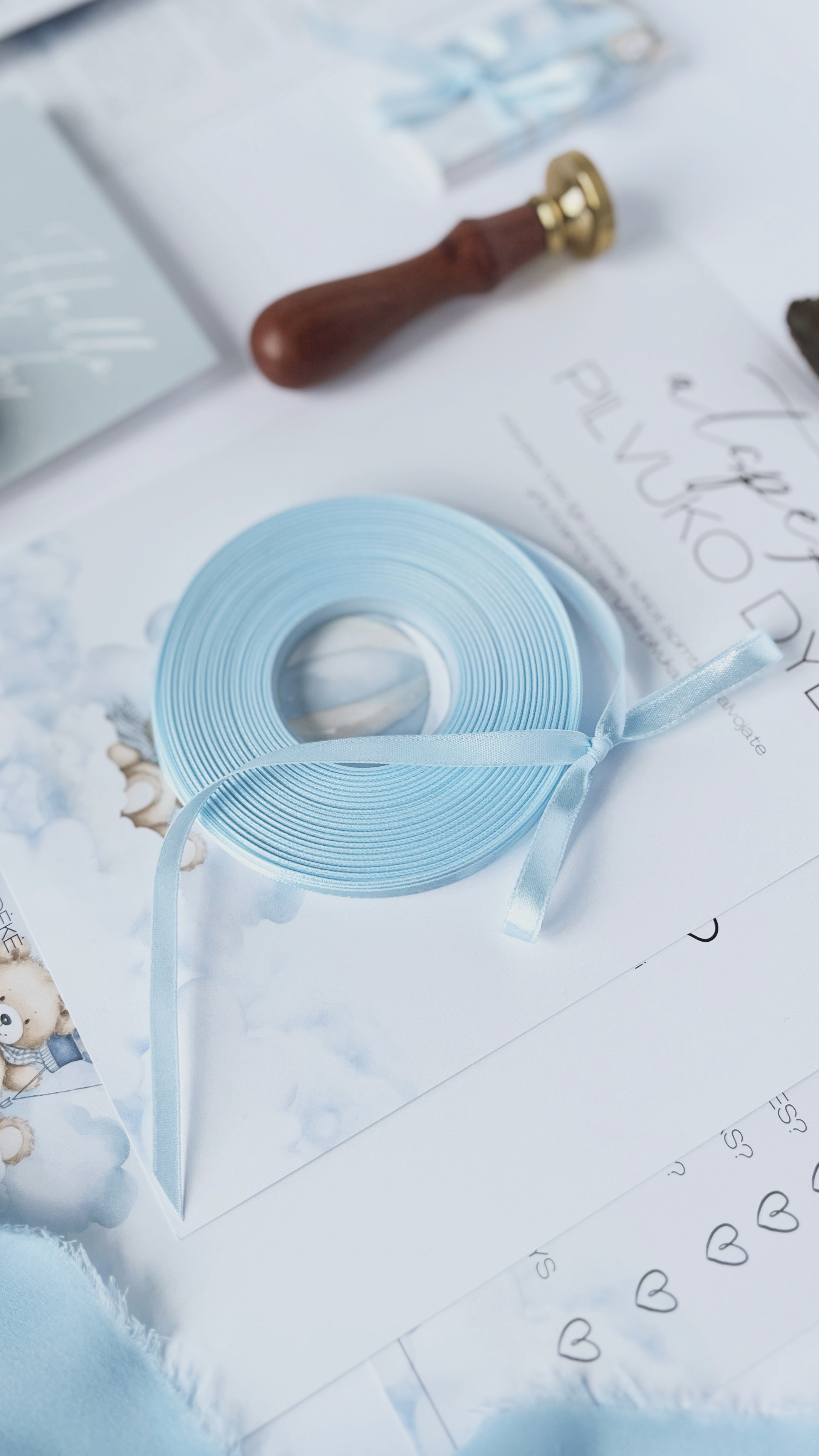 Žaidimų kortelės Kūdikio sutiktuvėms Little Bear’s Flight