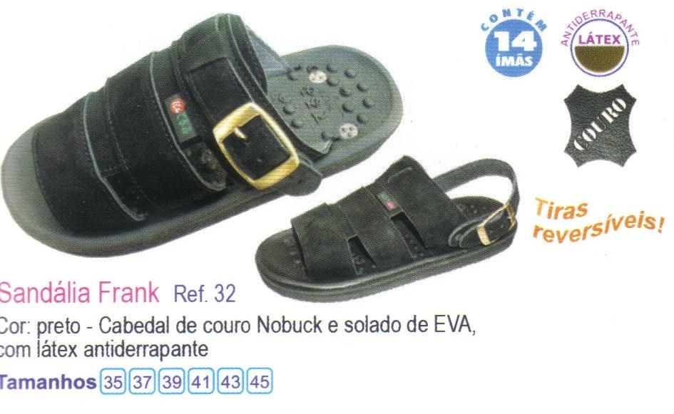 Chinelo Magnético Frank 14 ímãs Original Terumi