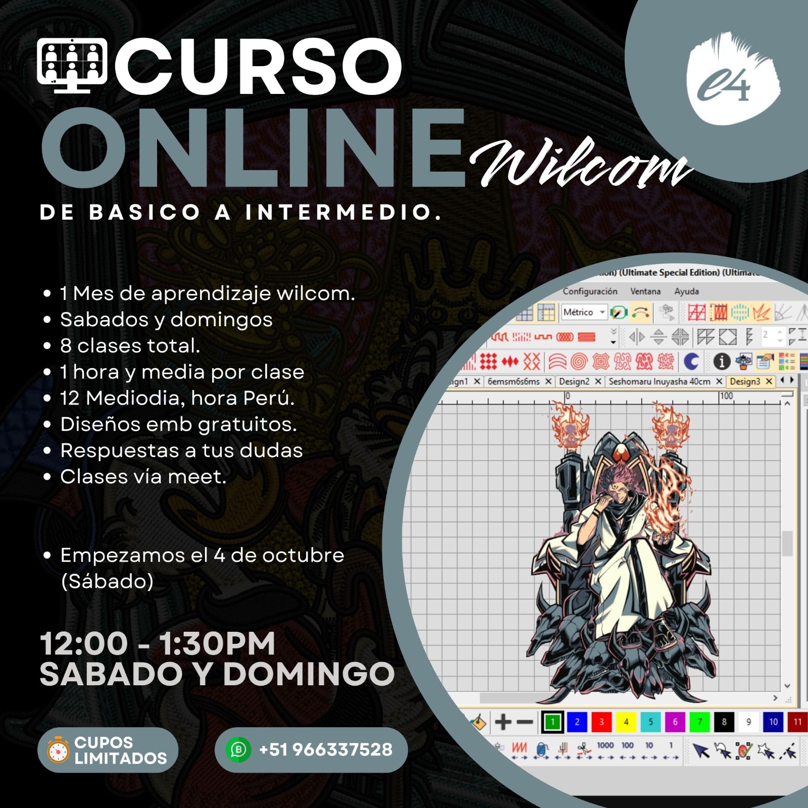 Curso online de Wilcom