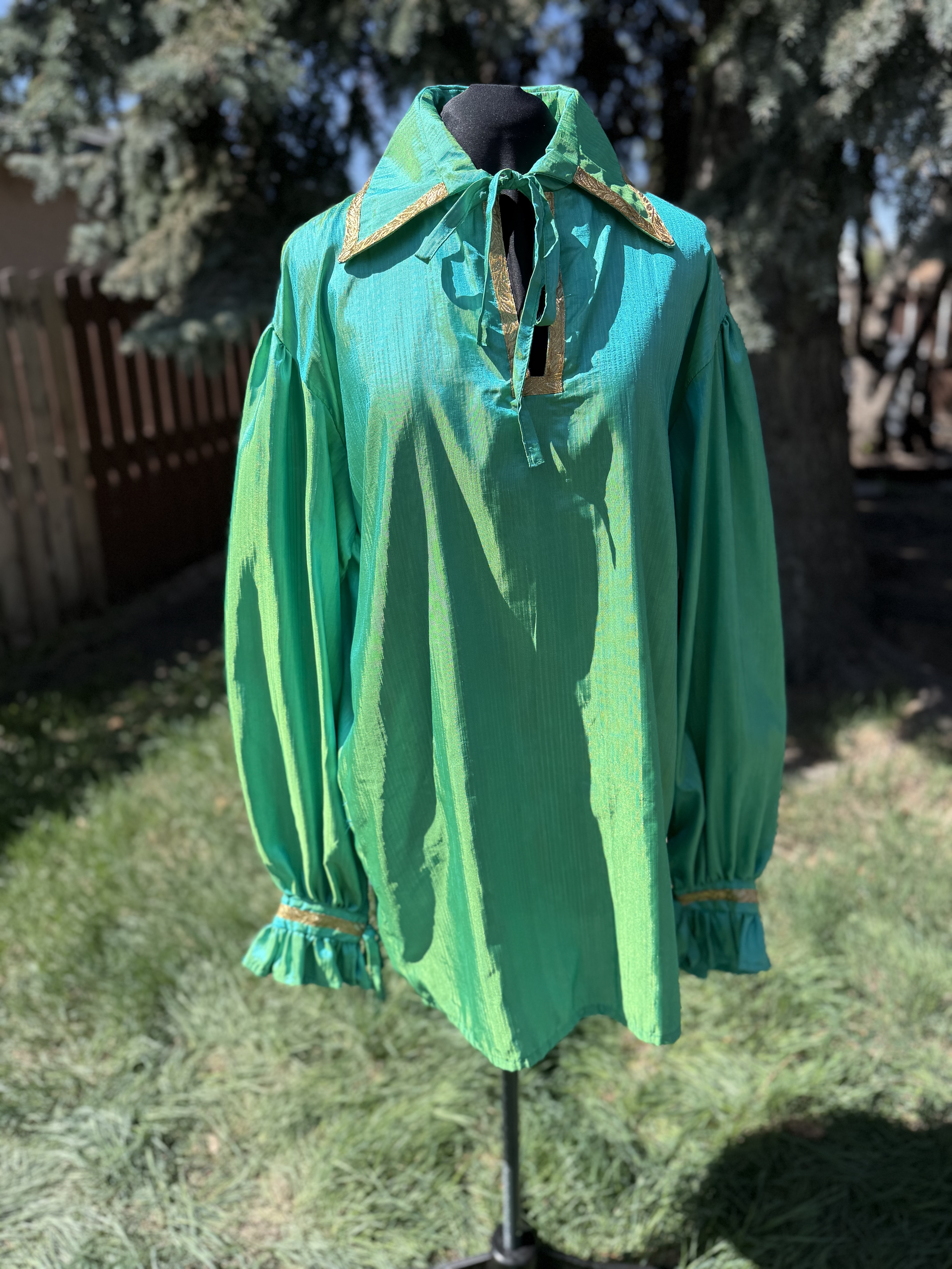 Iridescent Green Shirt
