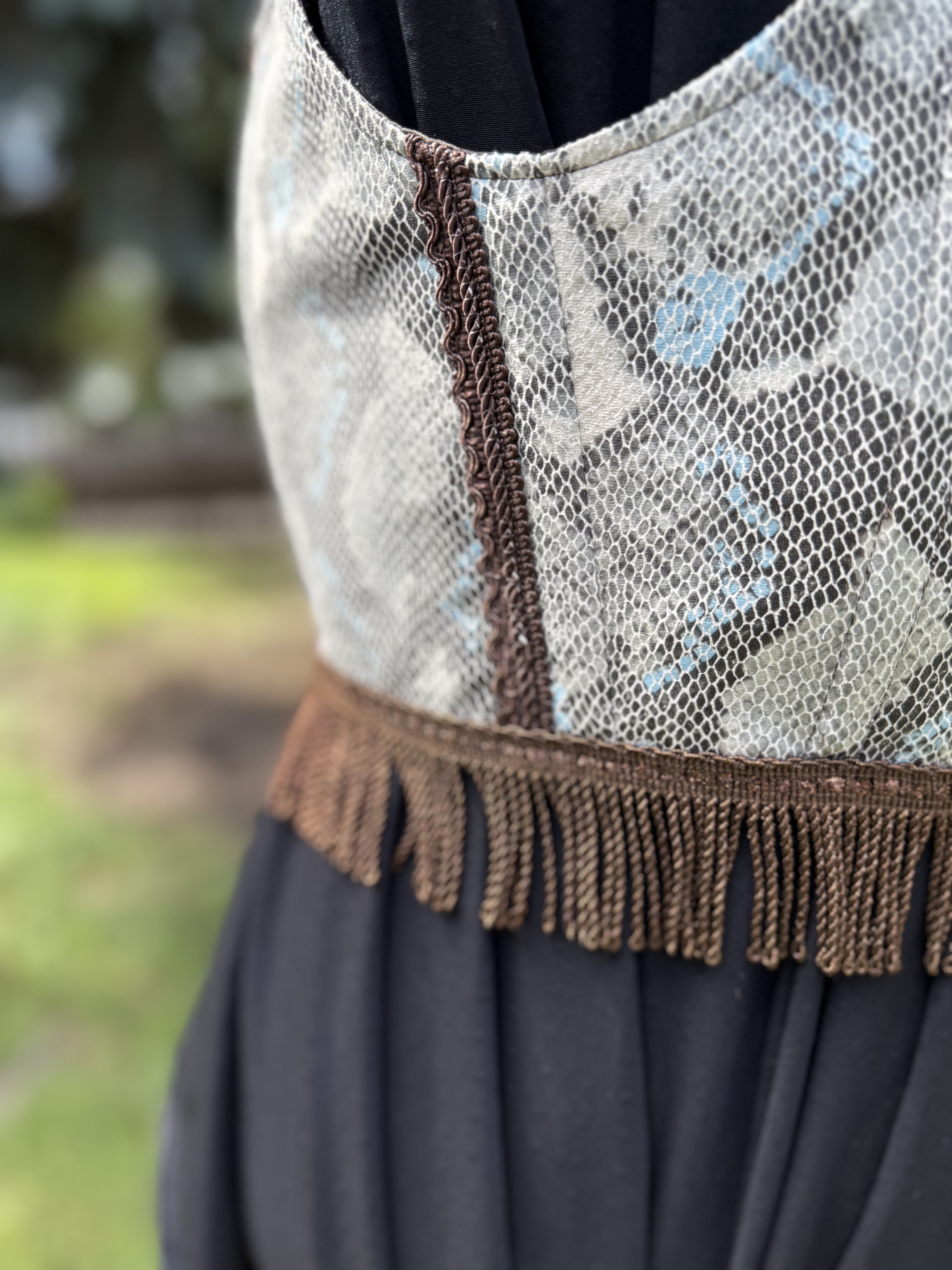 Missy: Snake Print Corset 