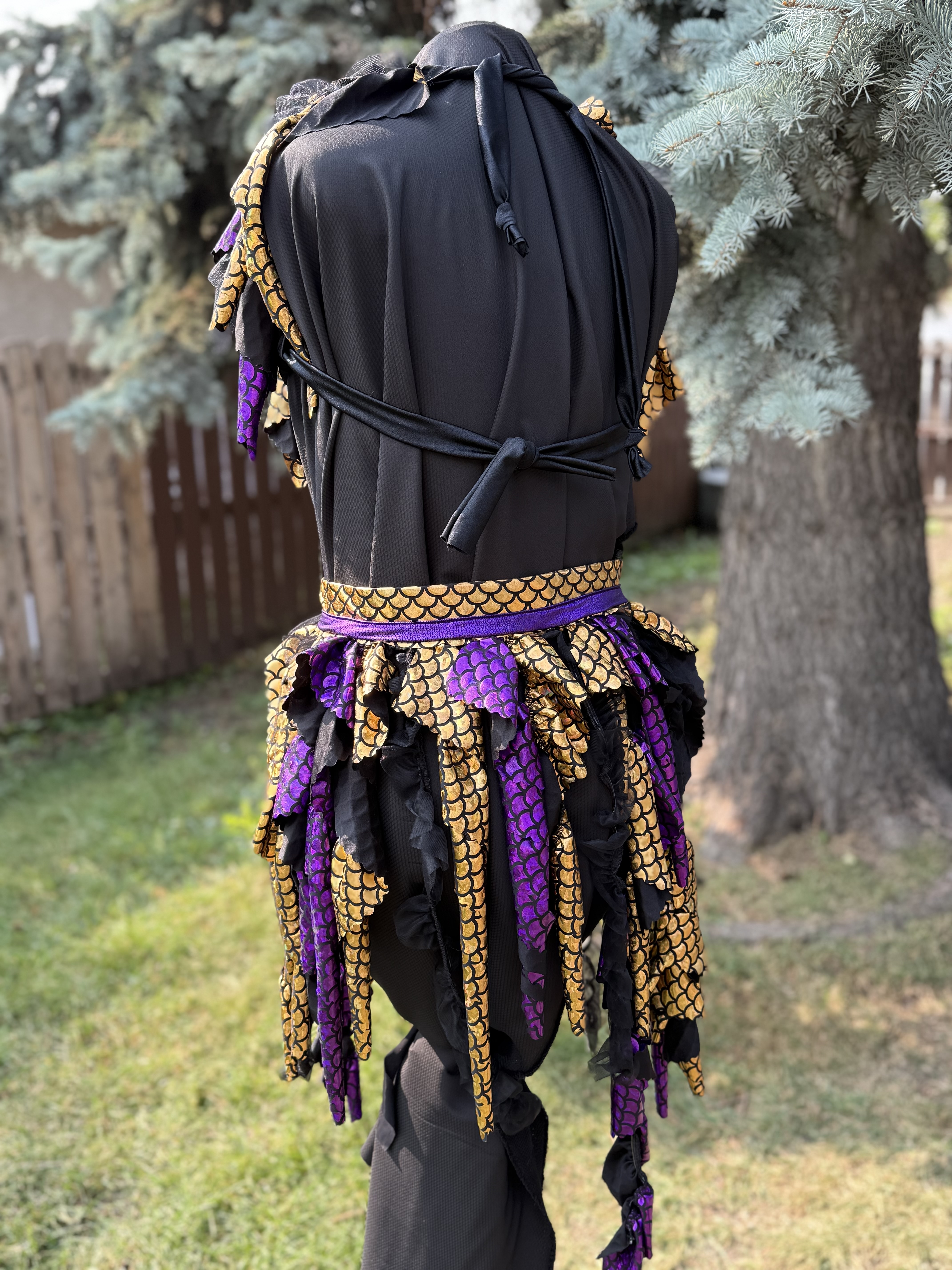 Gold & Purple Mermaid Attire