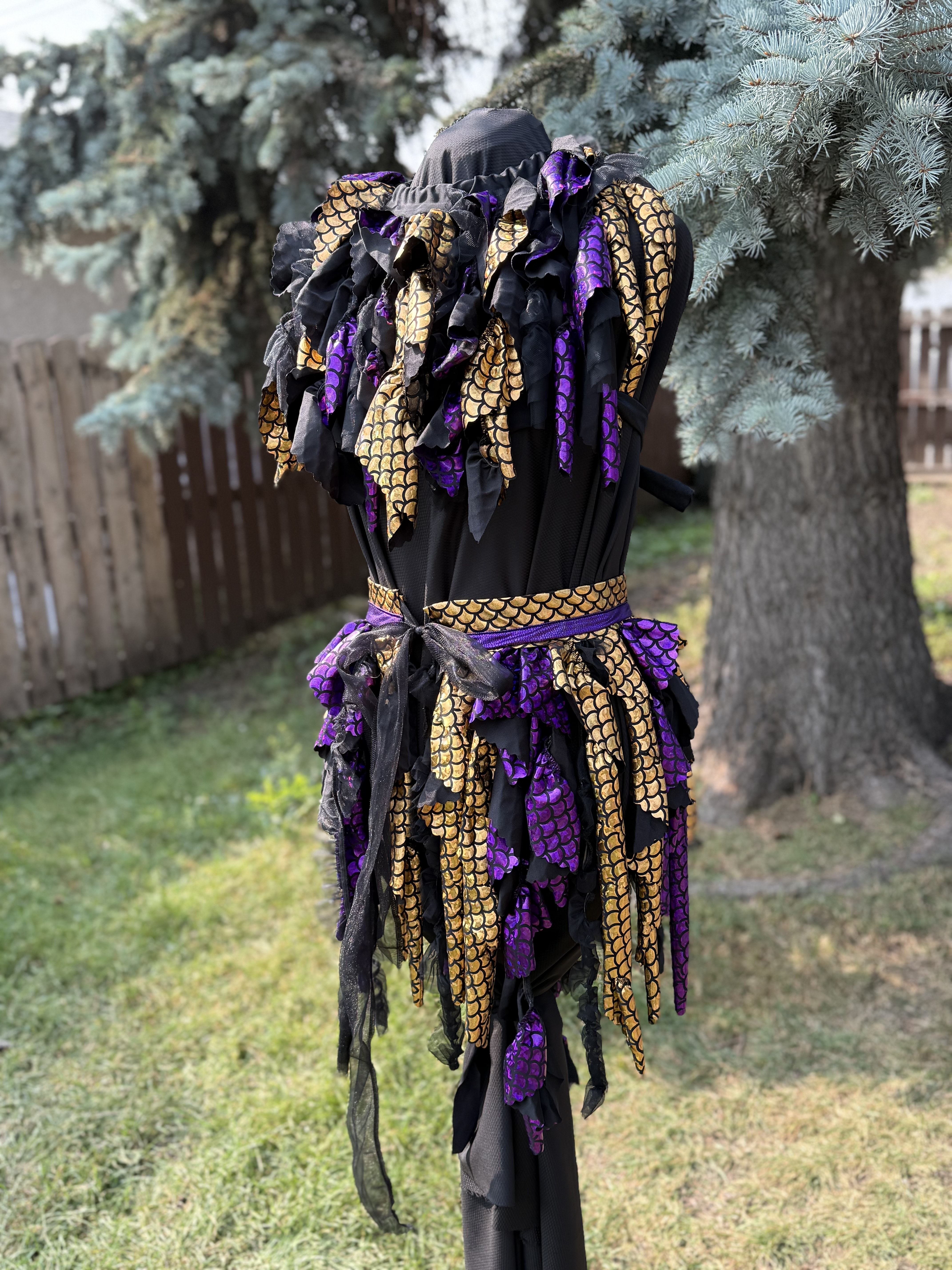 Gold & Purple Mermaid Attire