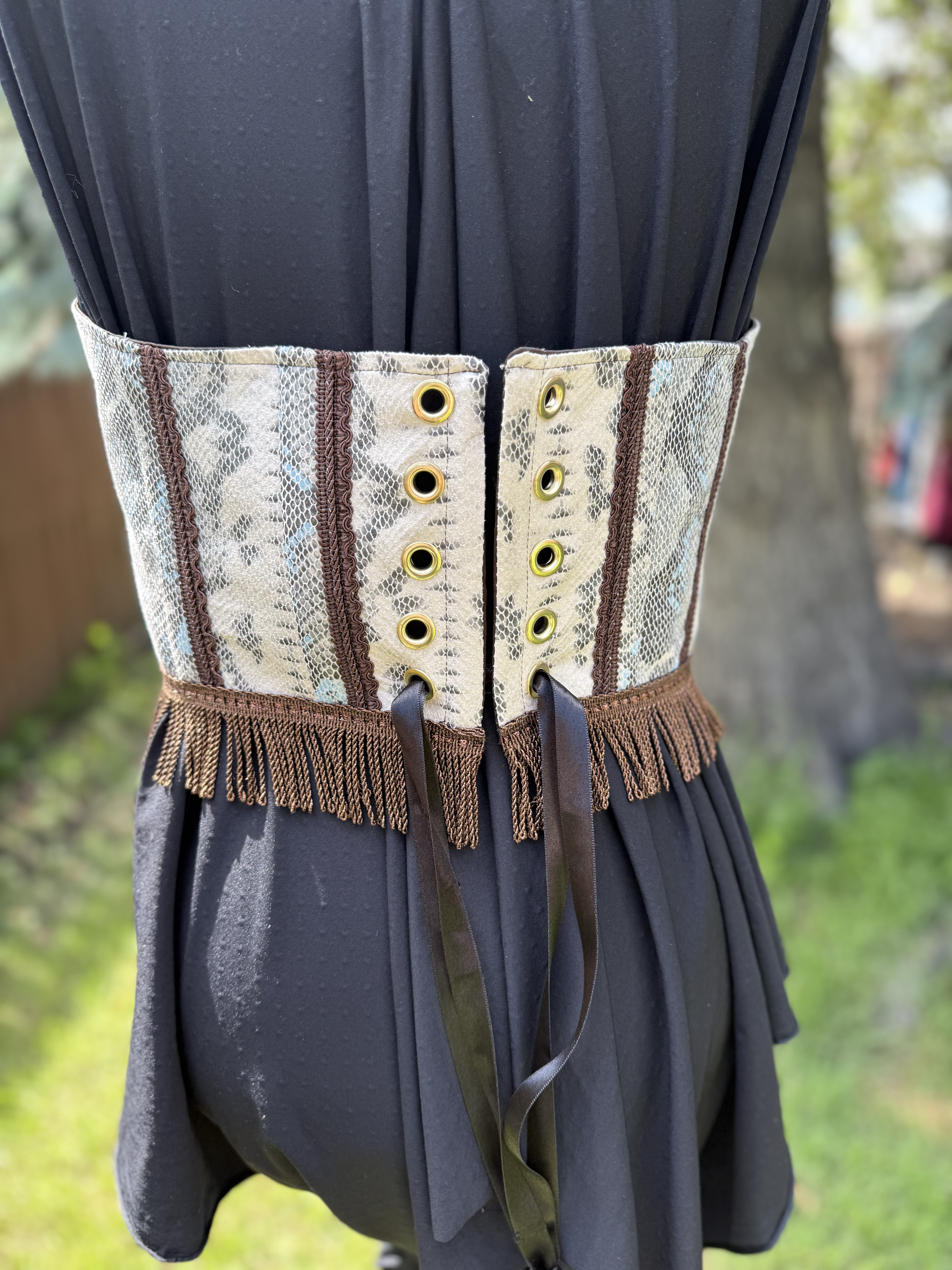 Missy: Snake Print Corset 