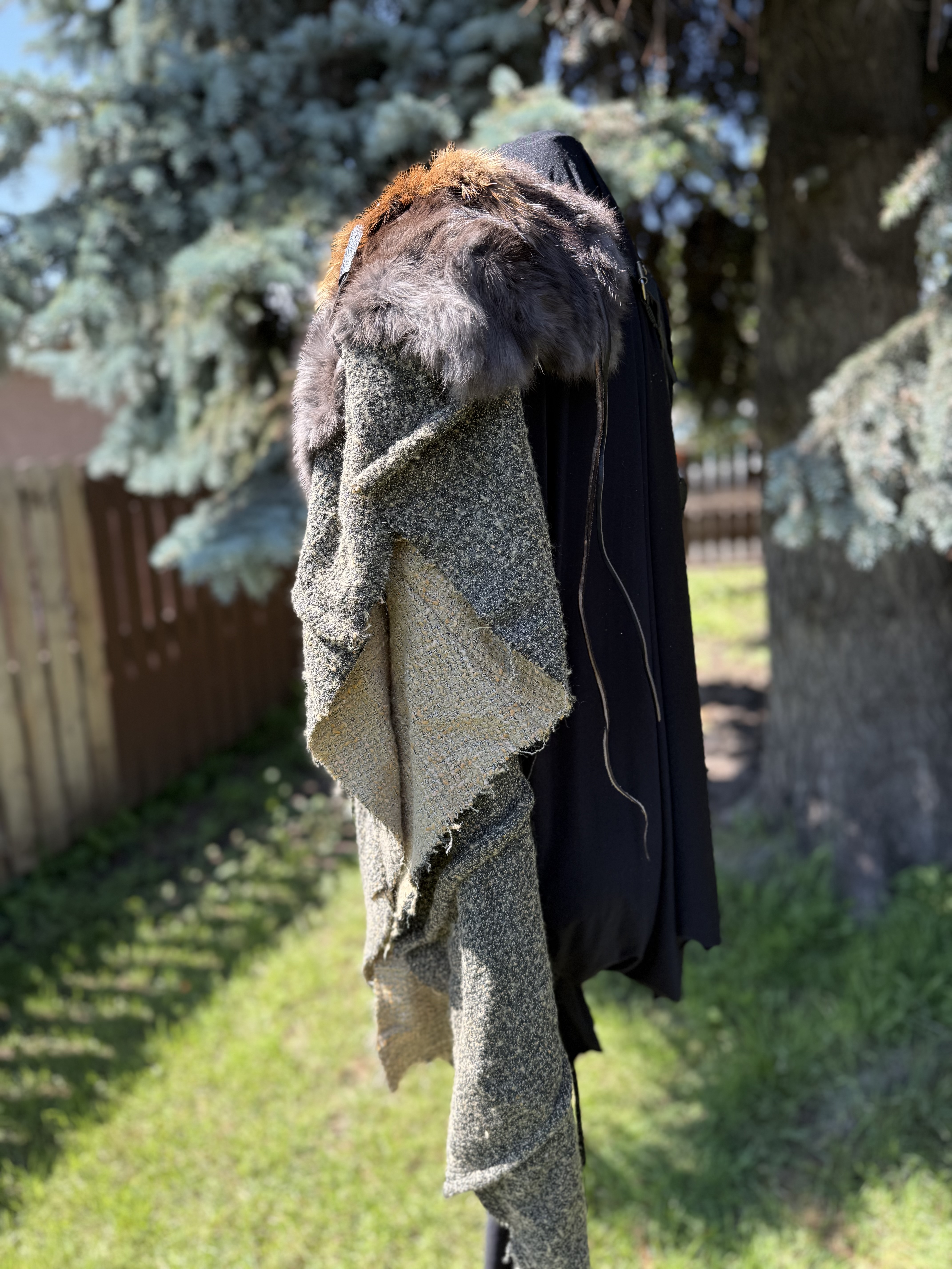 Rabbit Fur Cape