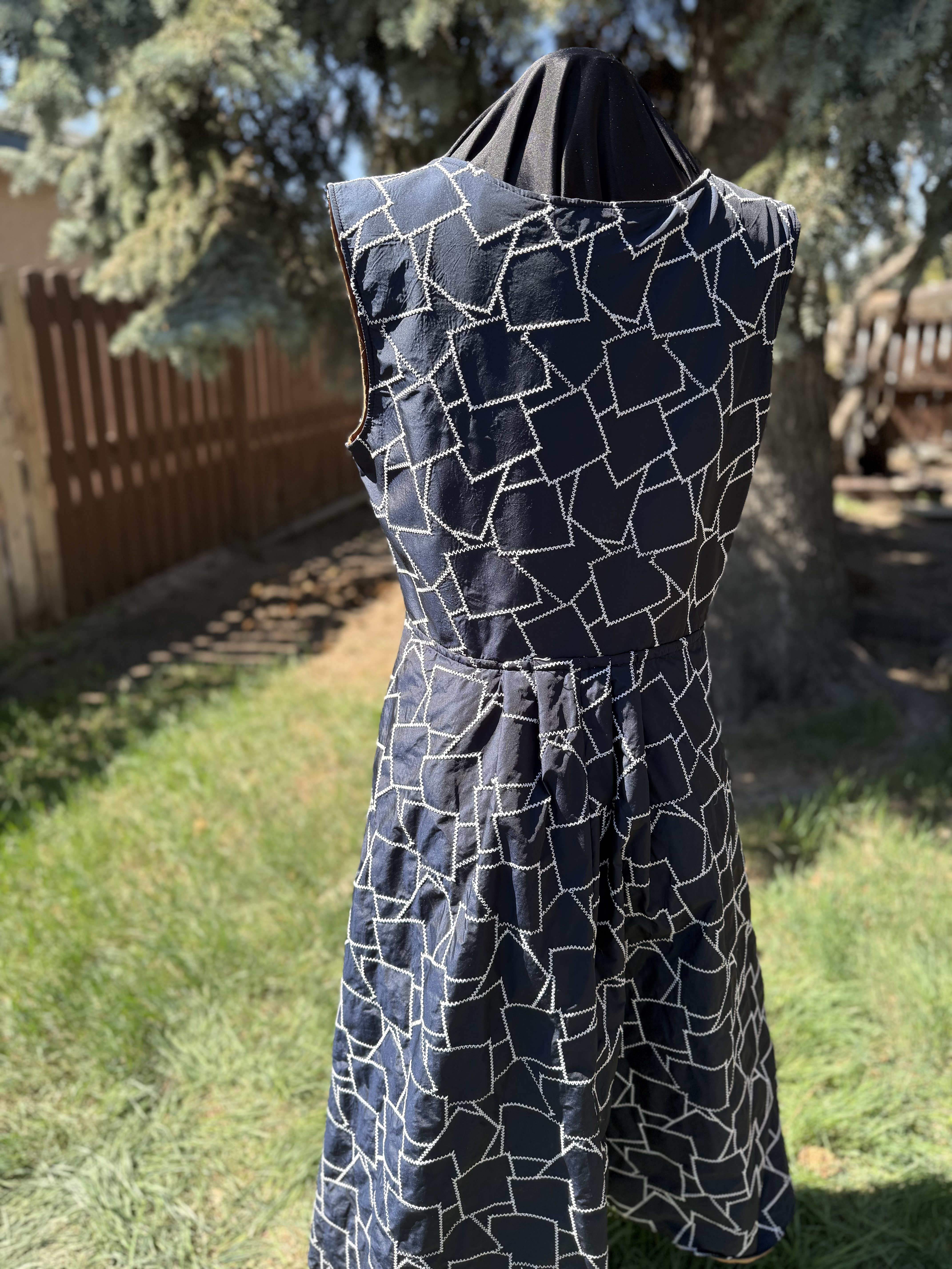 Patchwork Print Corset/Coat