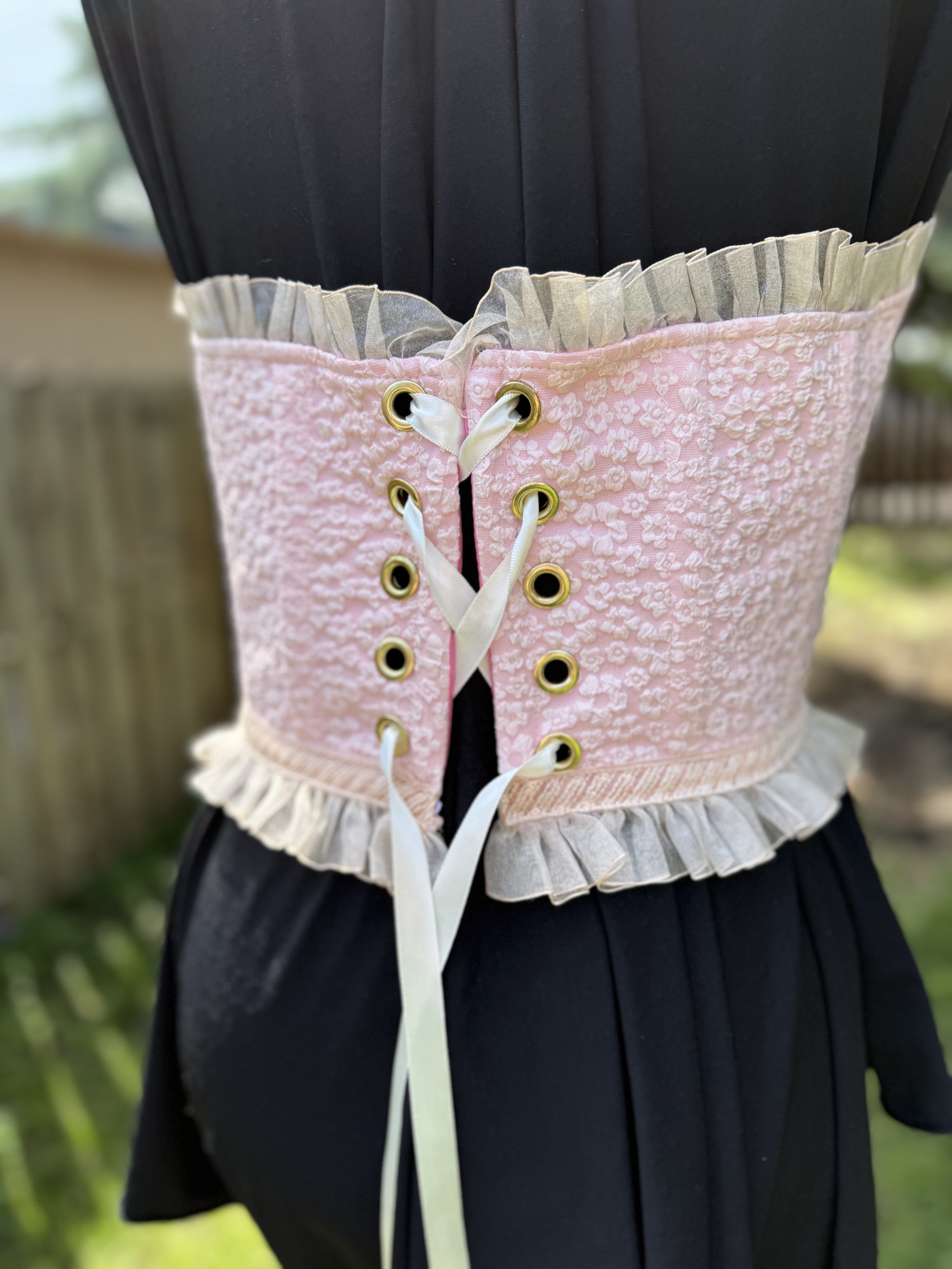 Bubblegum: Pink Floral Corset