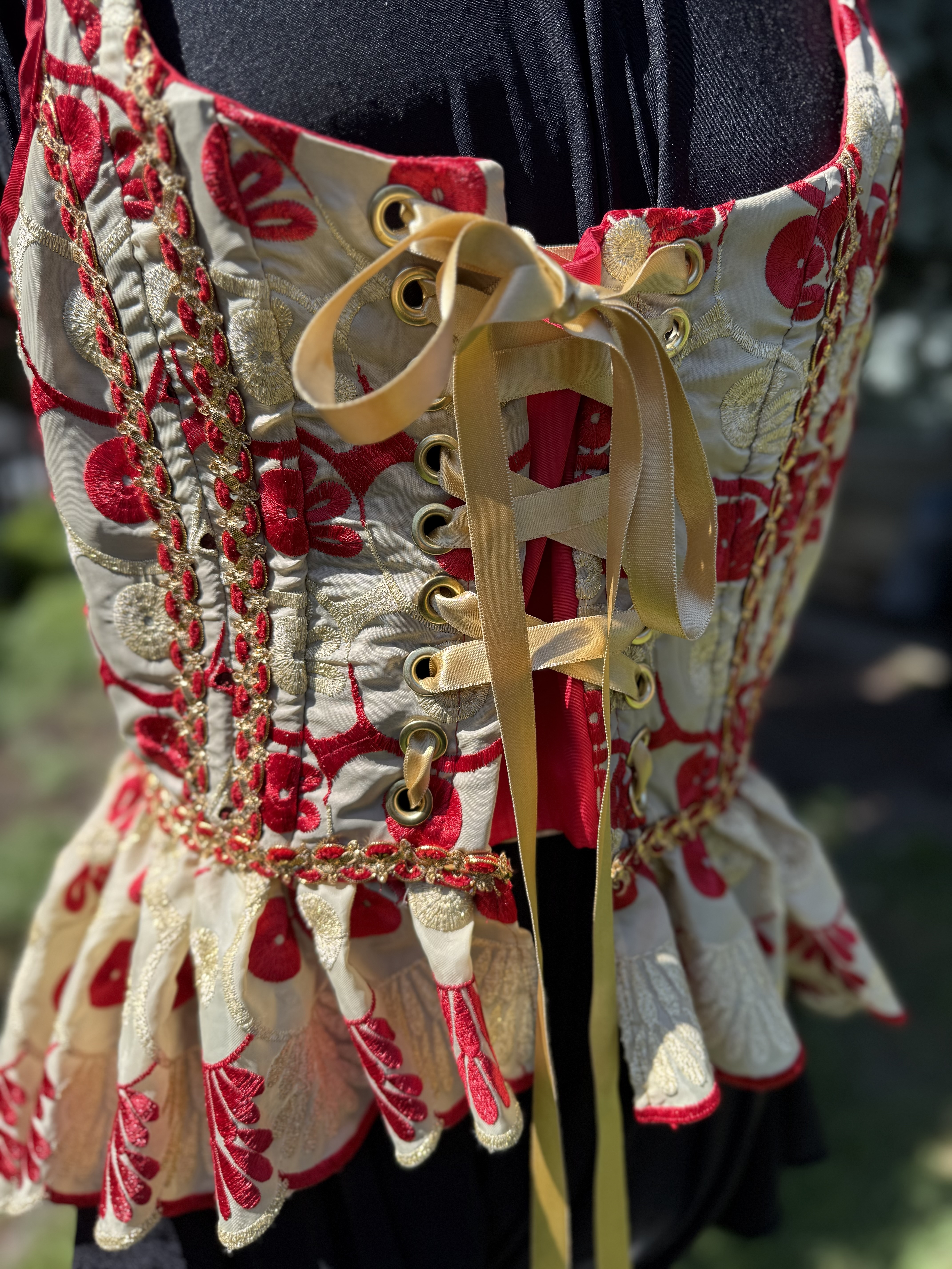 Aurelia: Embroidered Corset Top