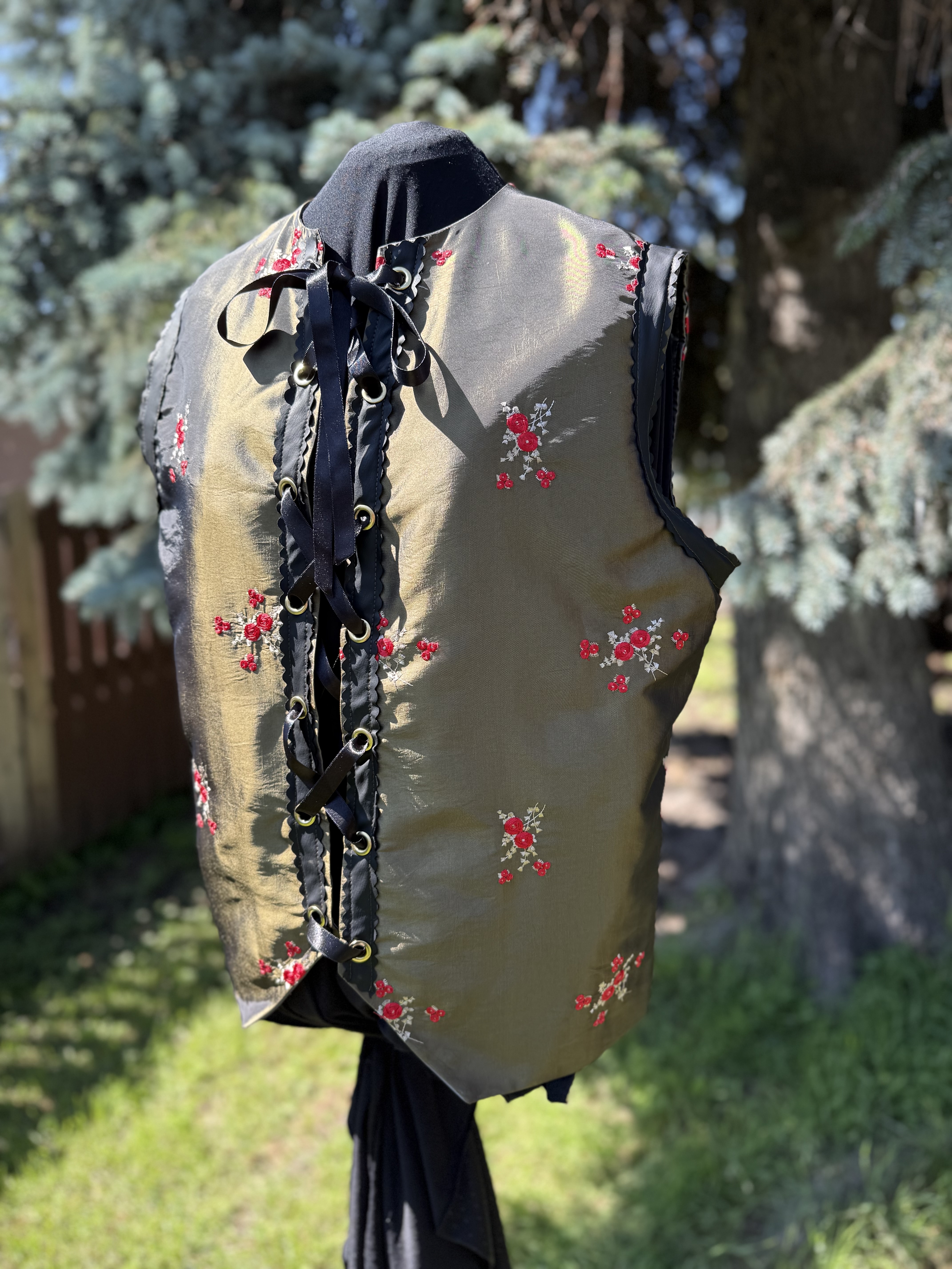 Anton: Renaissance Lace-Up Vest