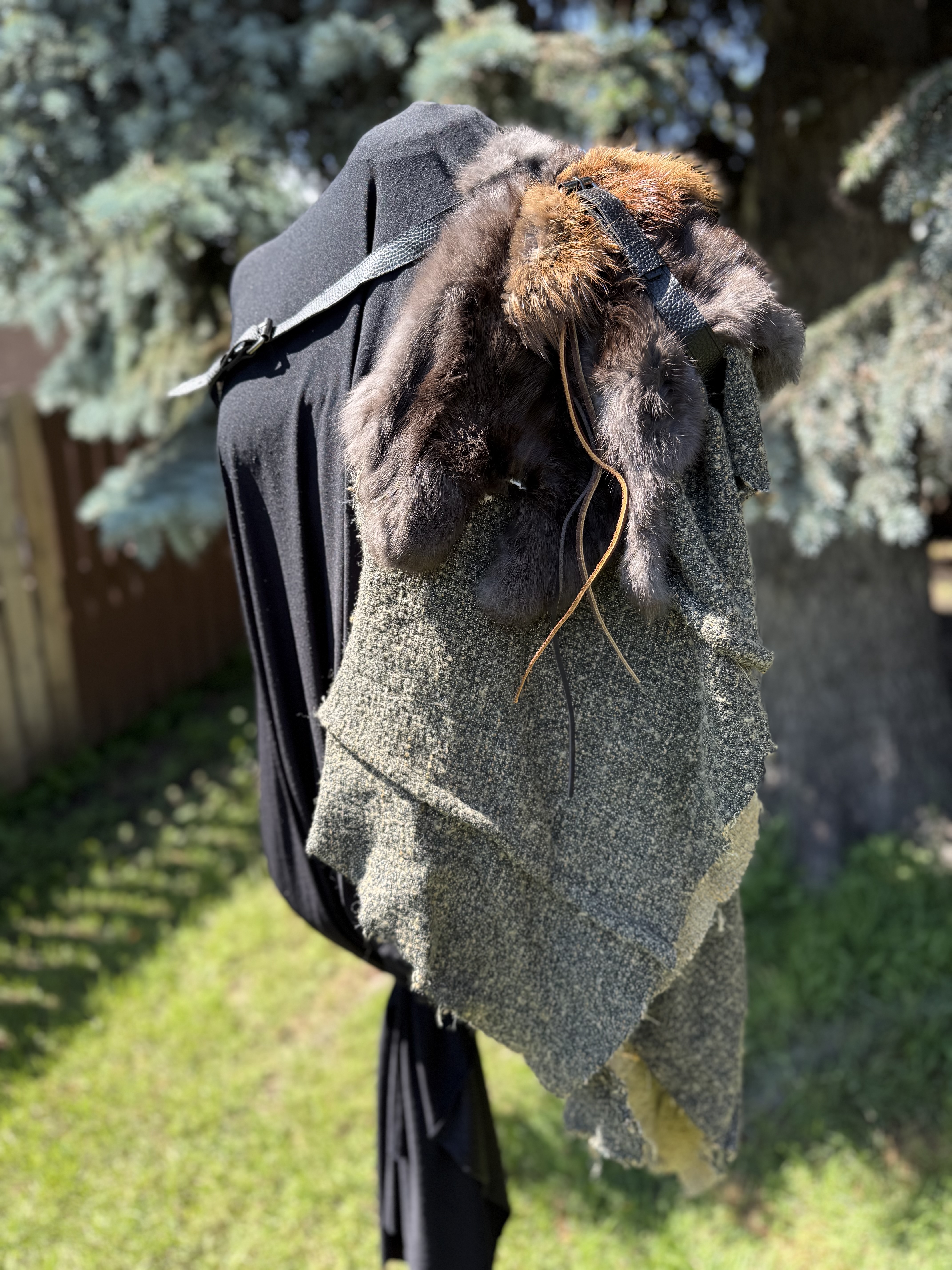 Rabbit Fur Cape