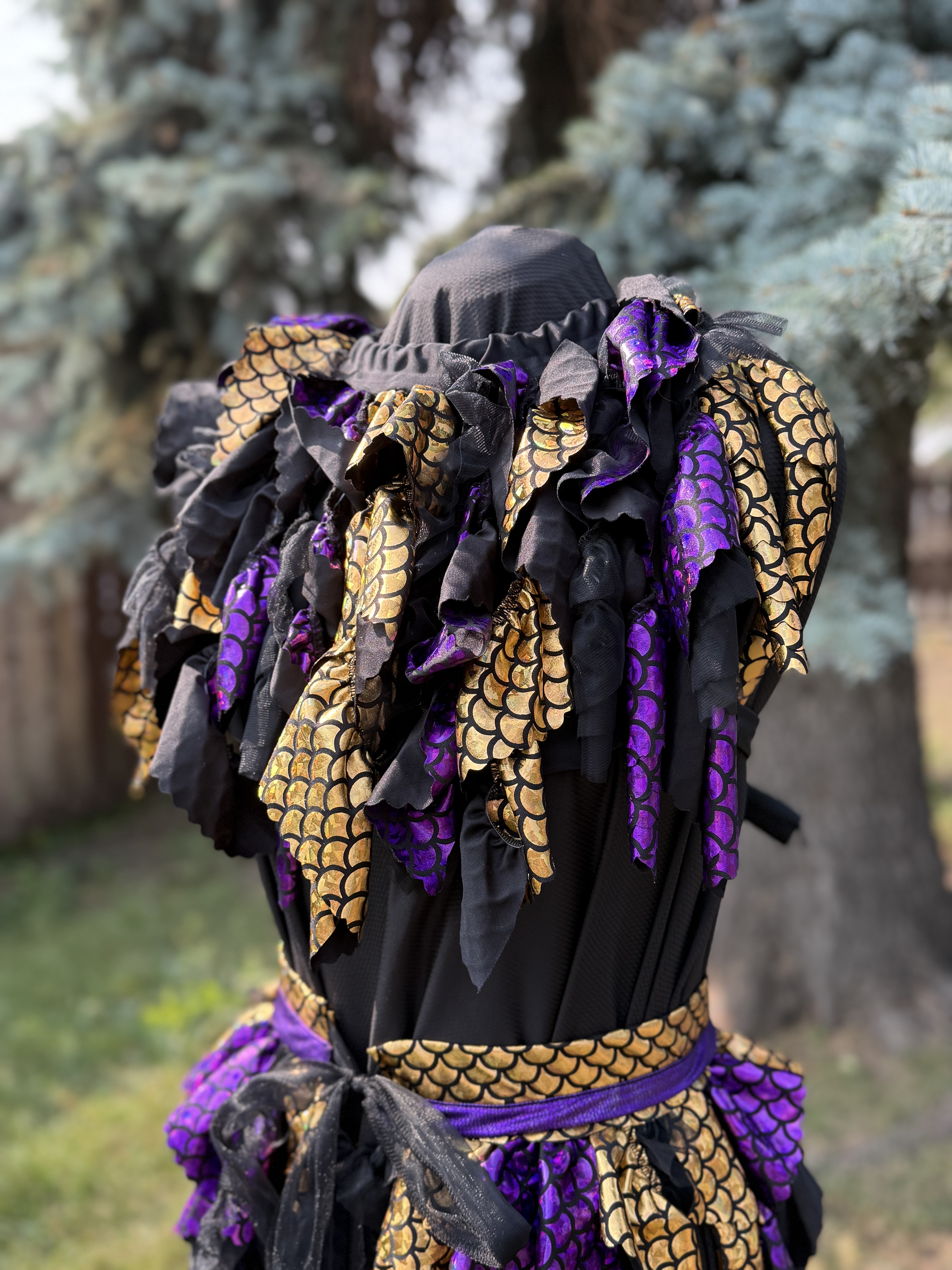Gold & Purple Mermaid Attire