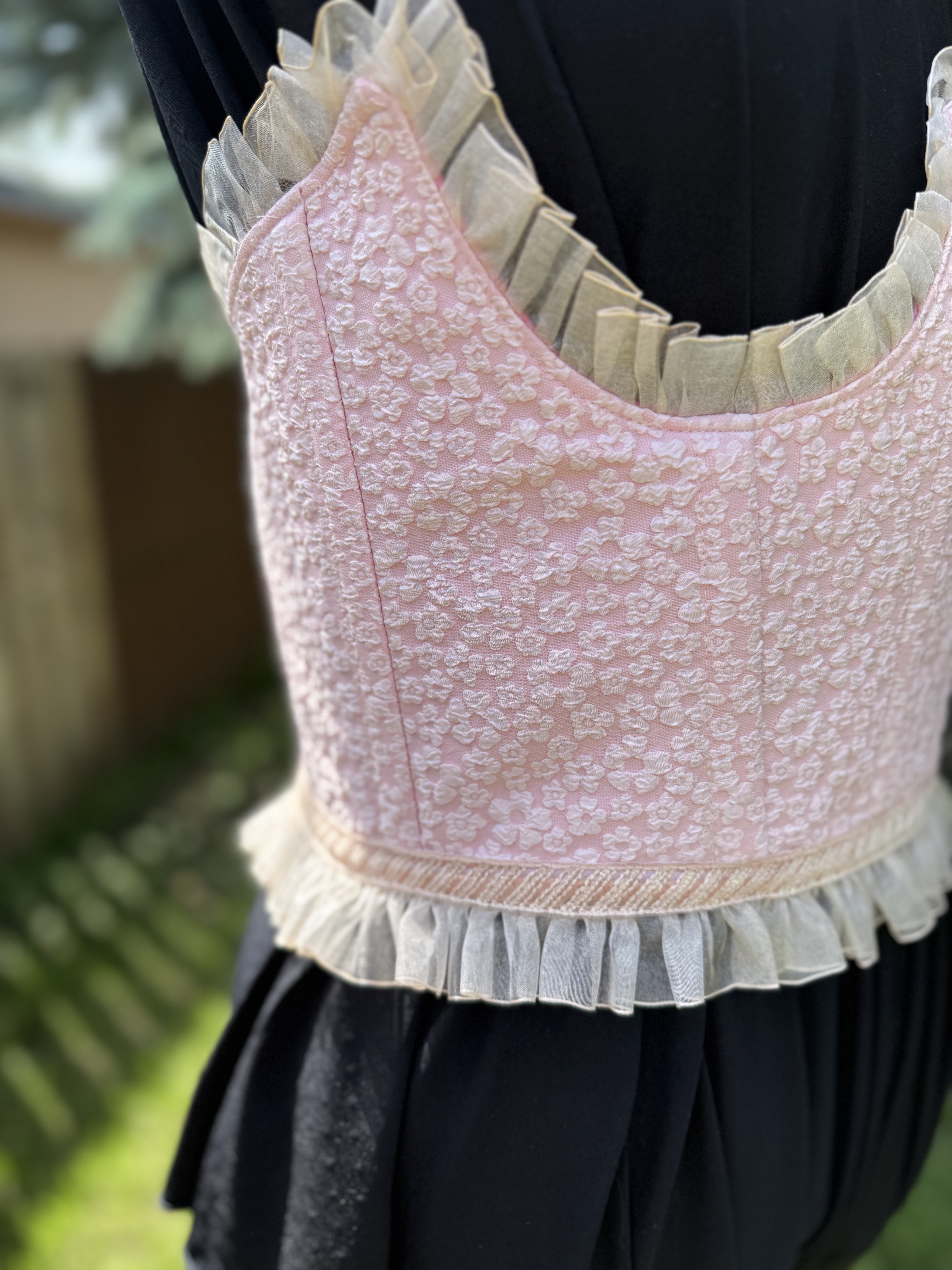 Bubblegum: Pink Floral Corset