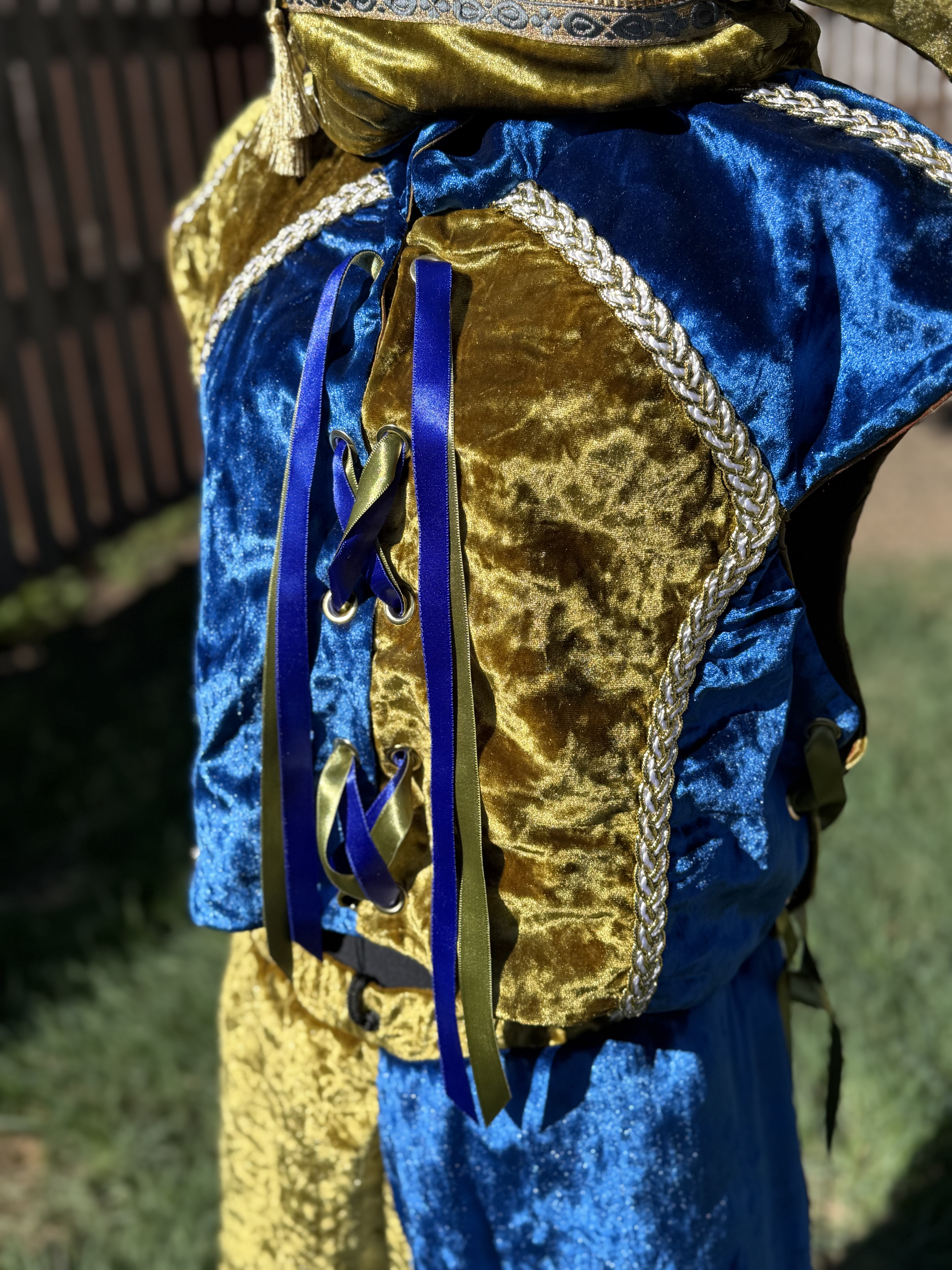 Blue and Gold Jester