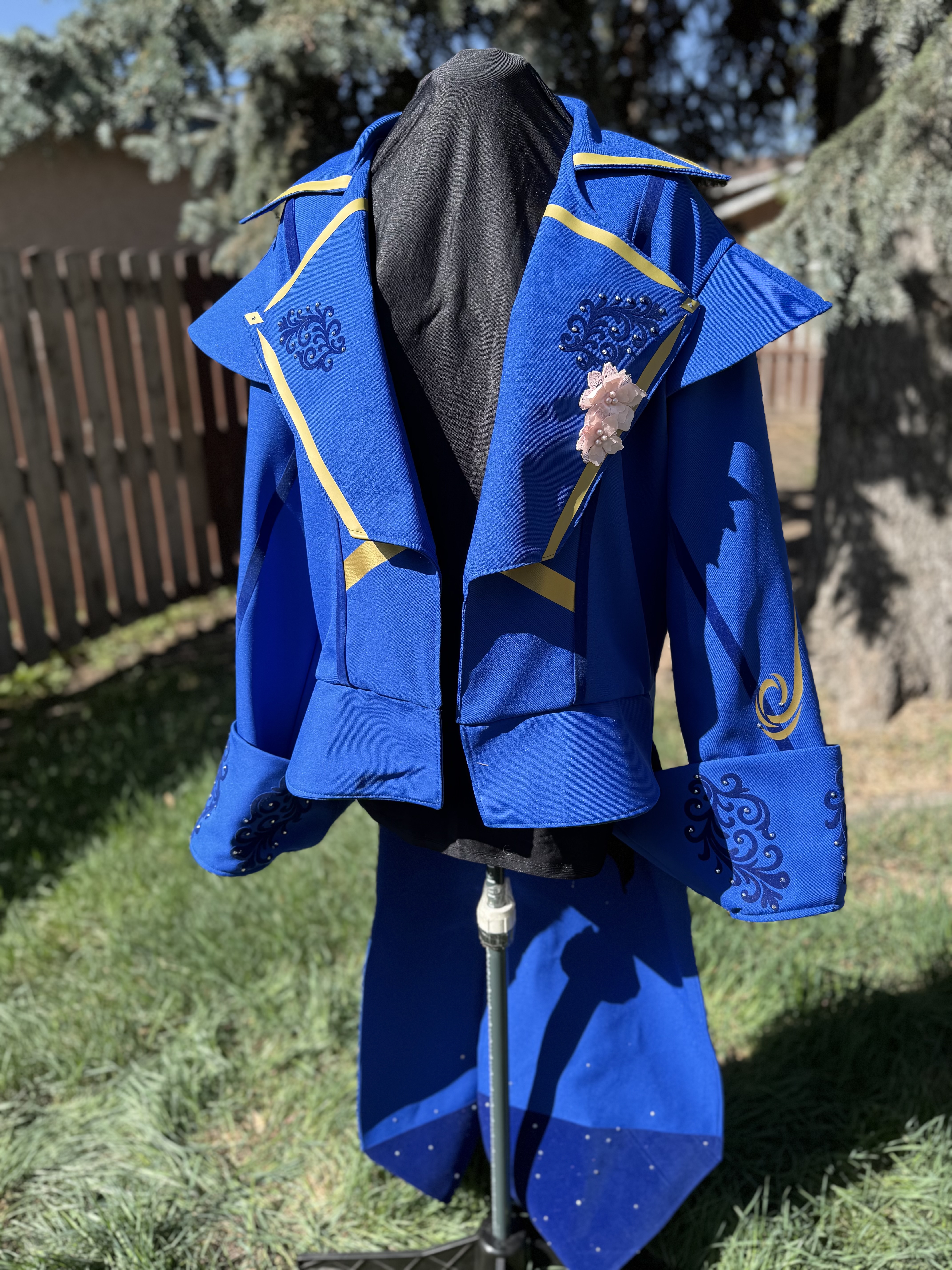 Royal Blue Fantasy Swallowtail Coat