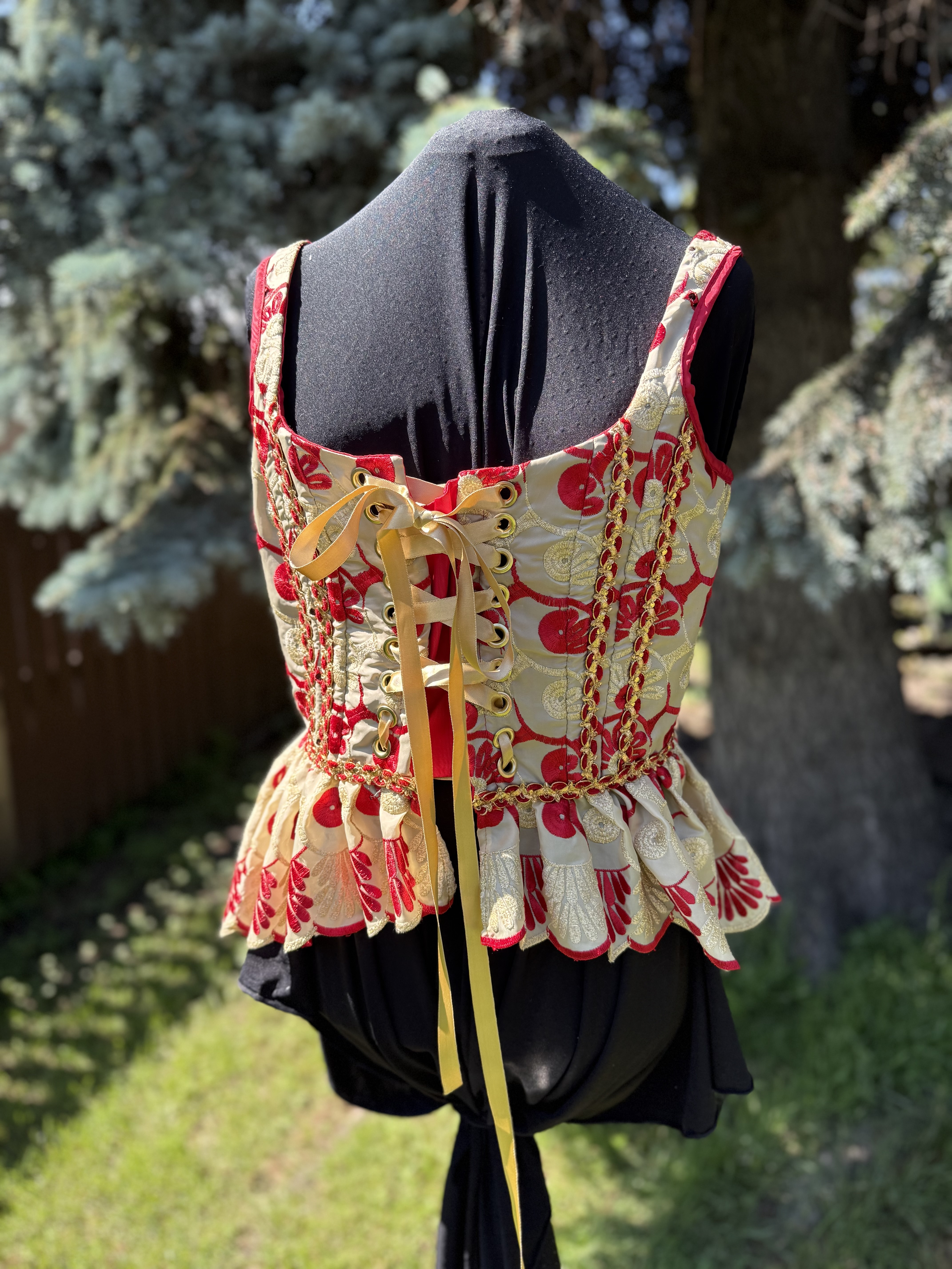 Aurelia: Embroidered Corset Top