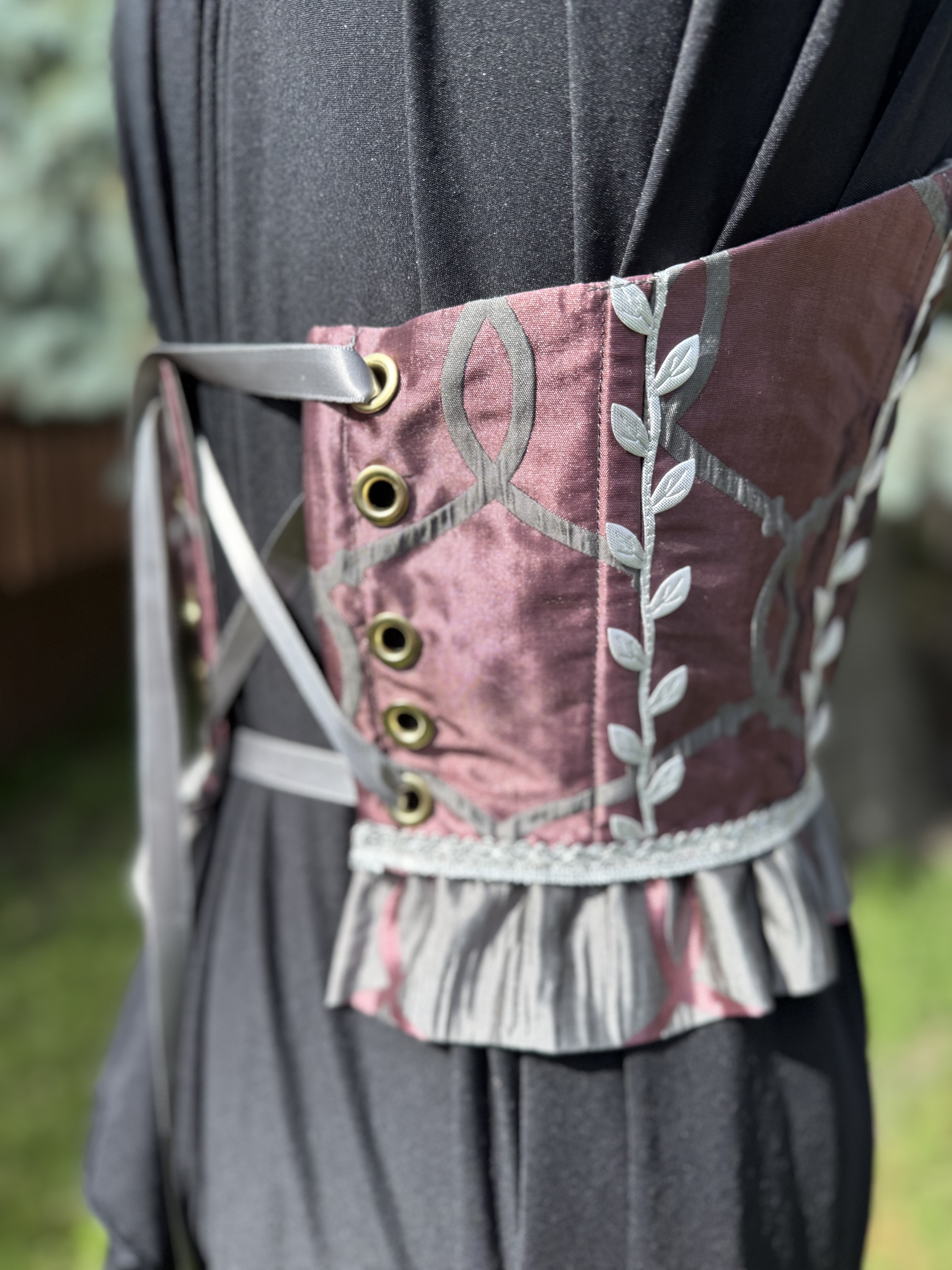Ovidia: Brocade Corset Top