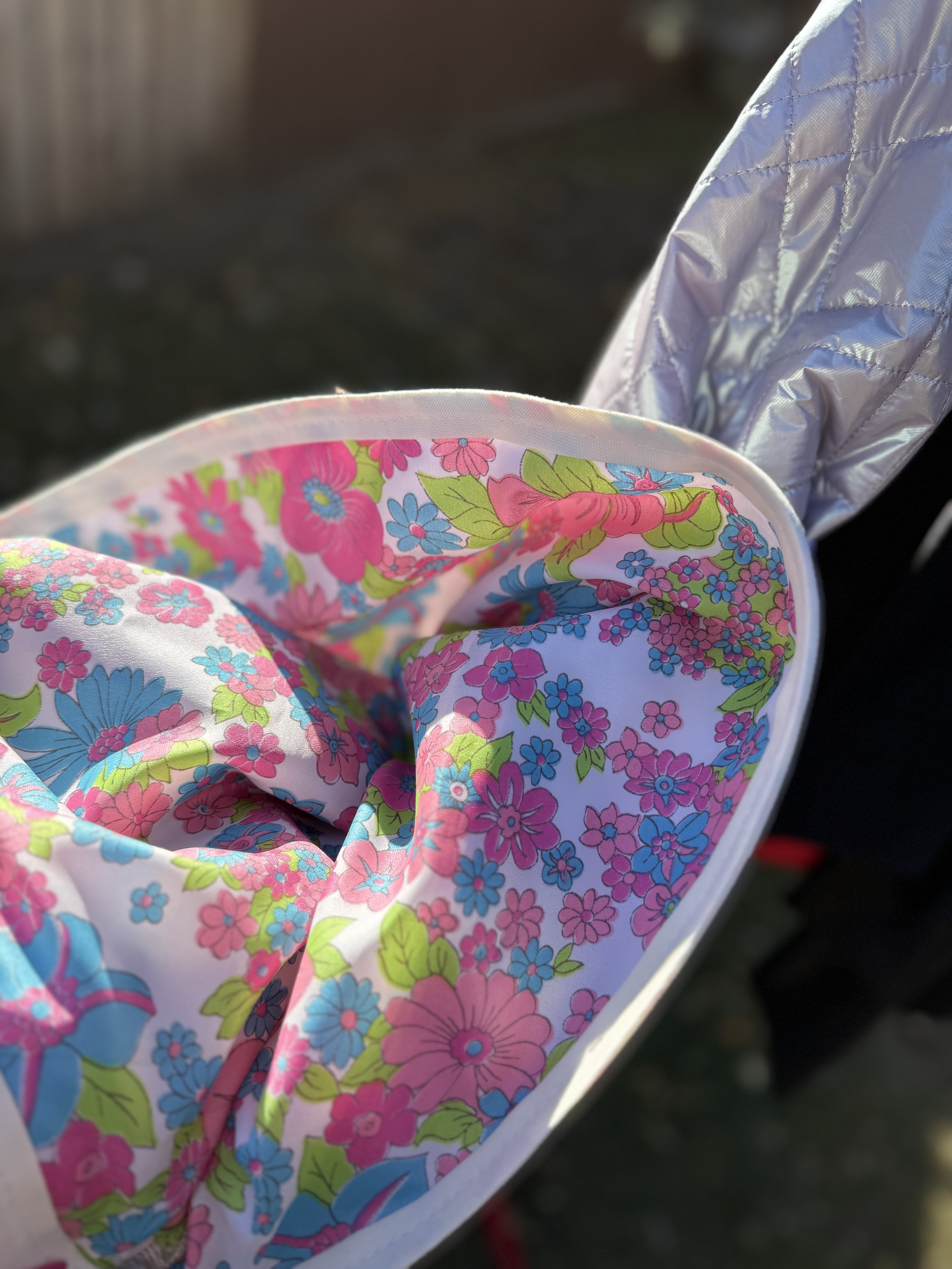 Quilted Arm Piece: Lilac