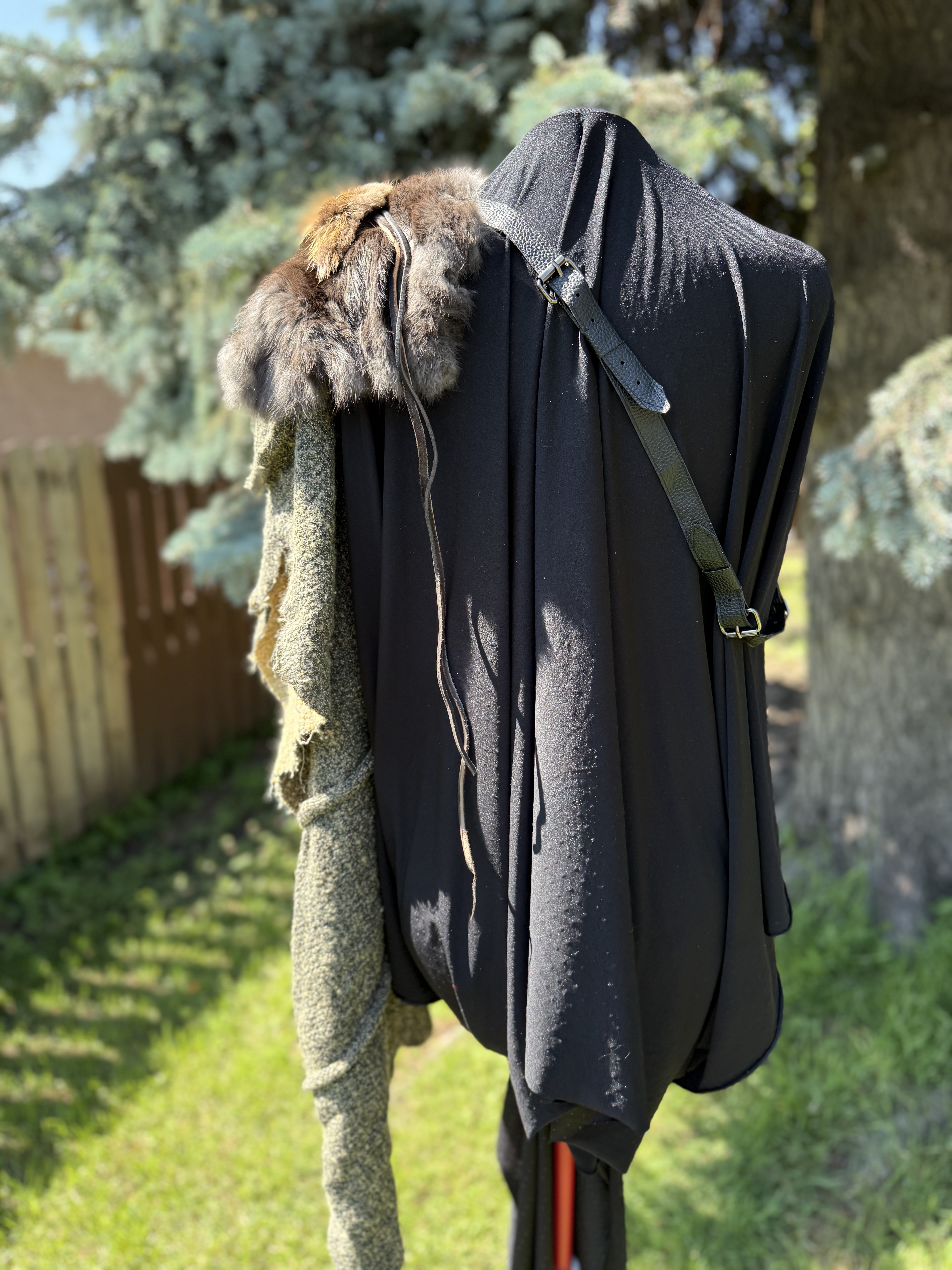 Rabbit Fur Cape