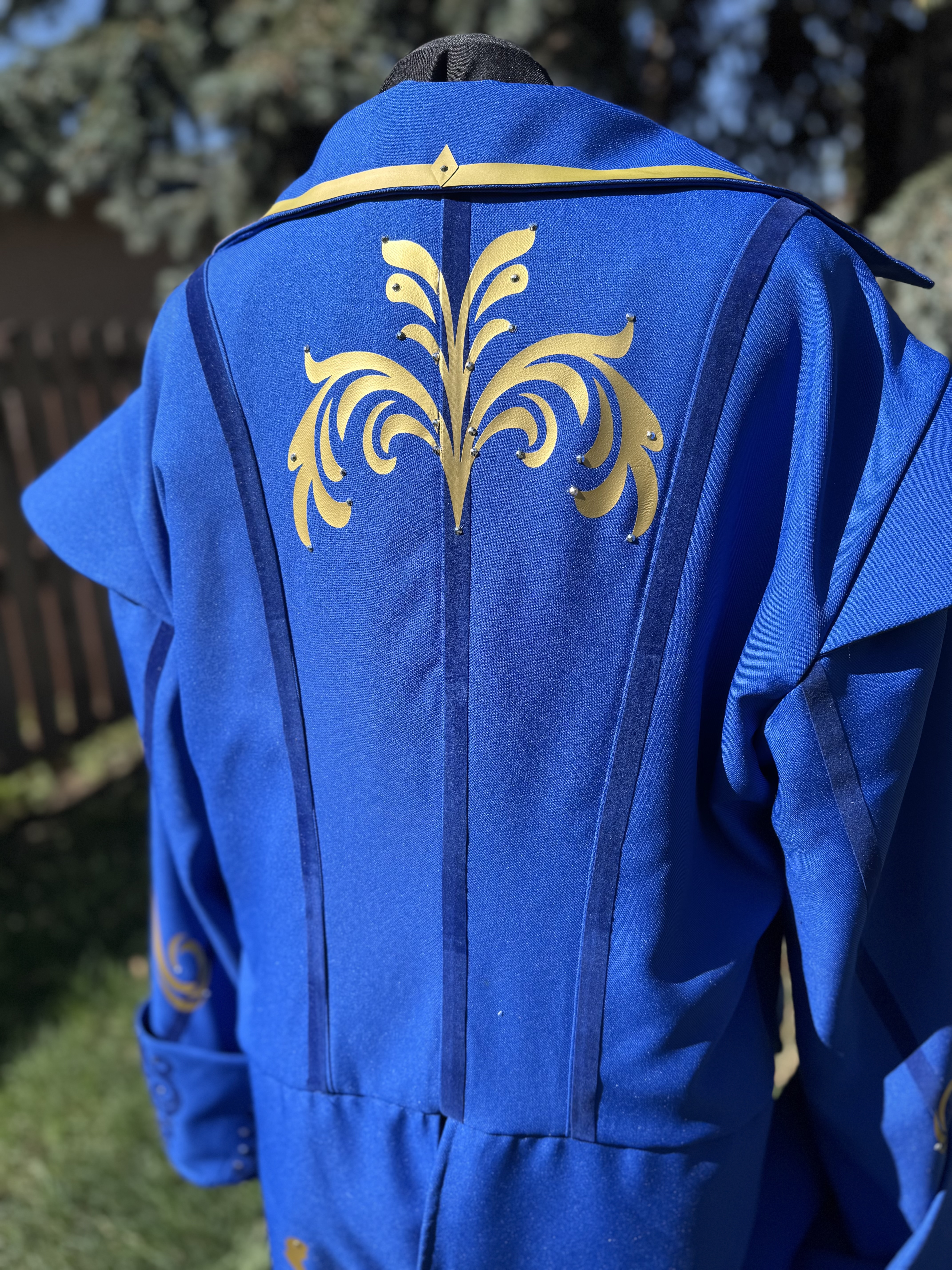 Royal Blue Fantasy Swallowtail Coat