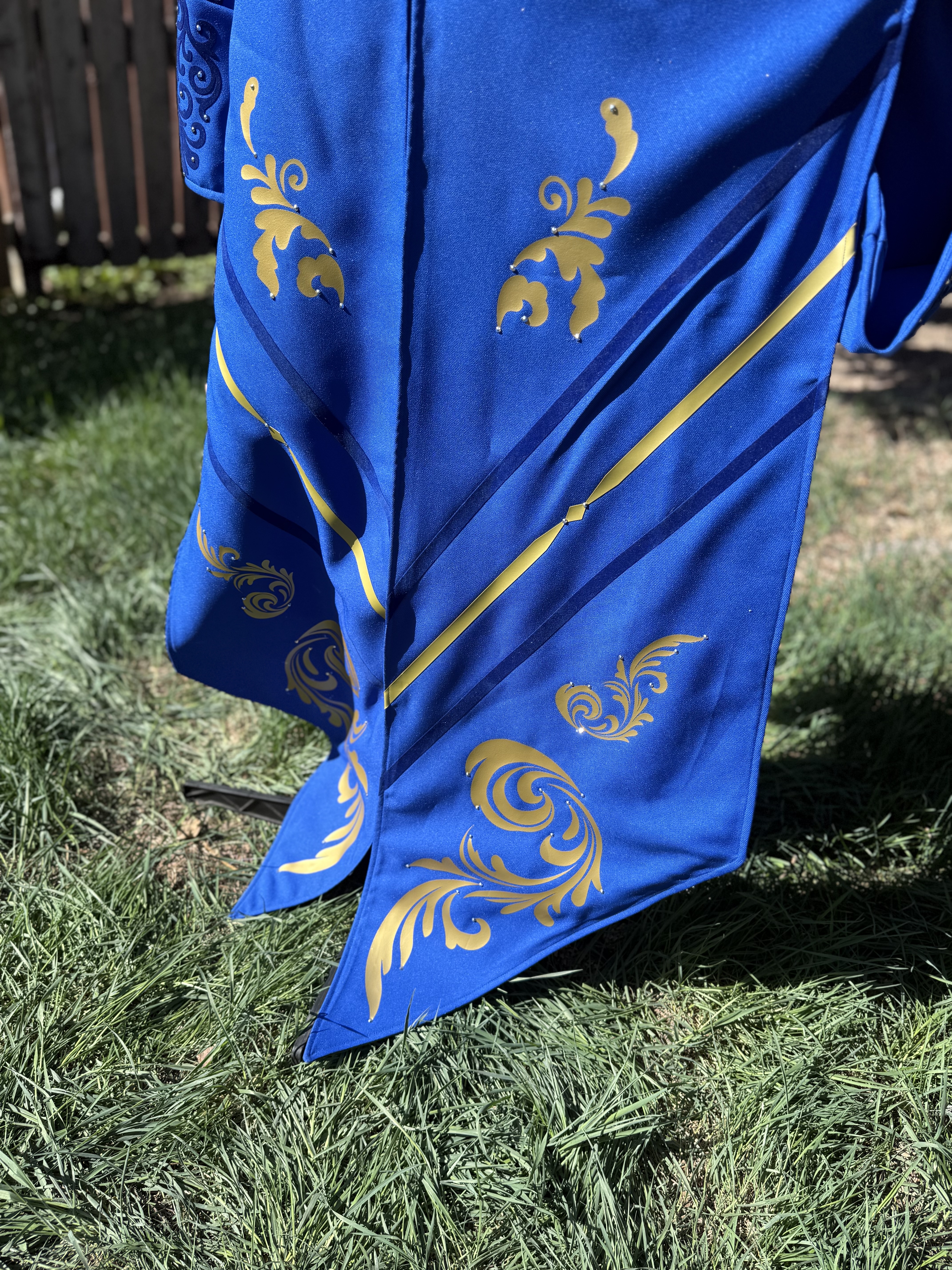 Royal Blue Fantasy Swallowtail Coat