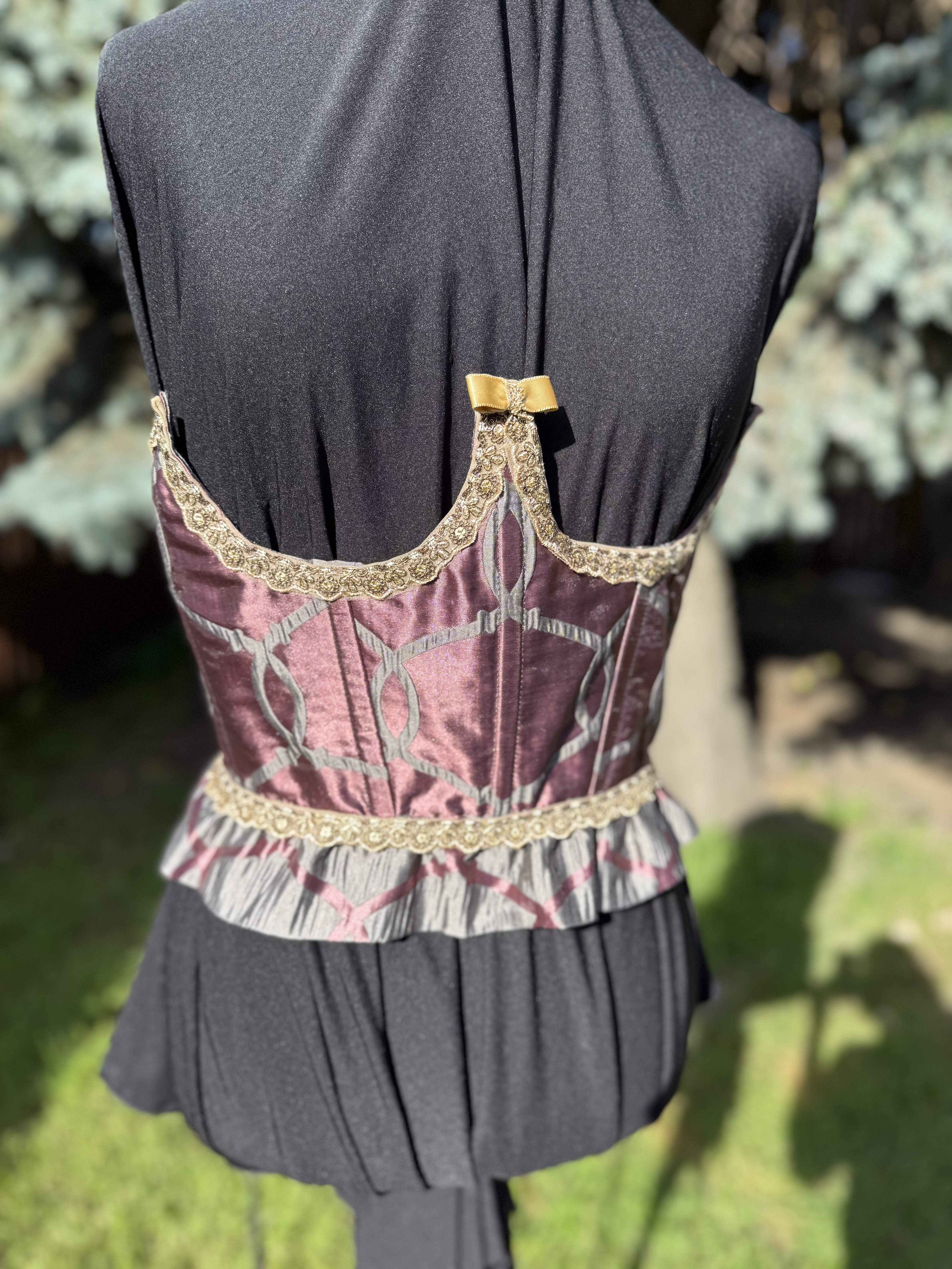 Laurentina: Brocade Corset Top
