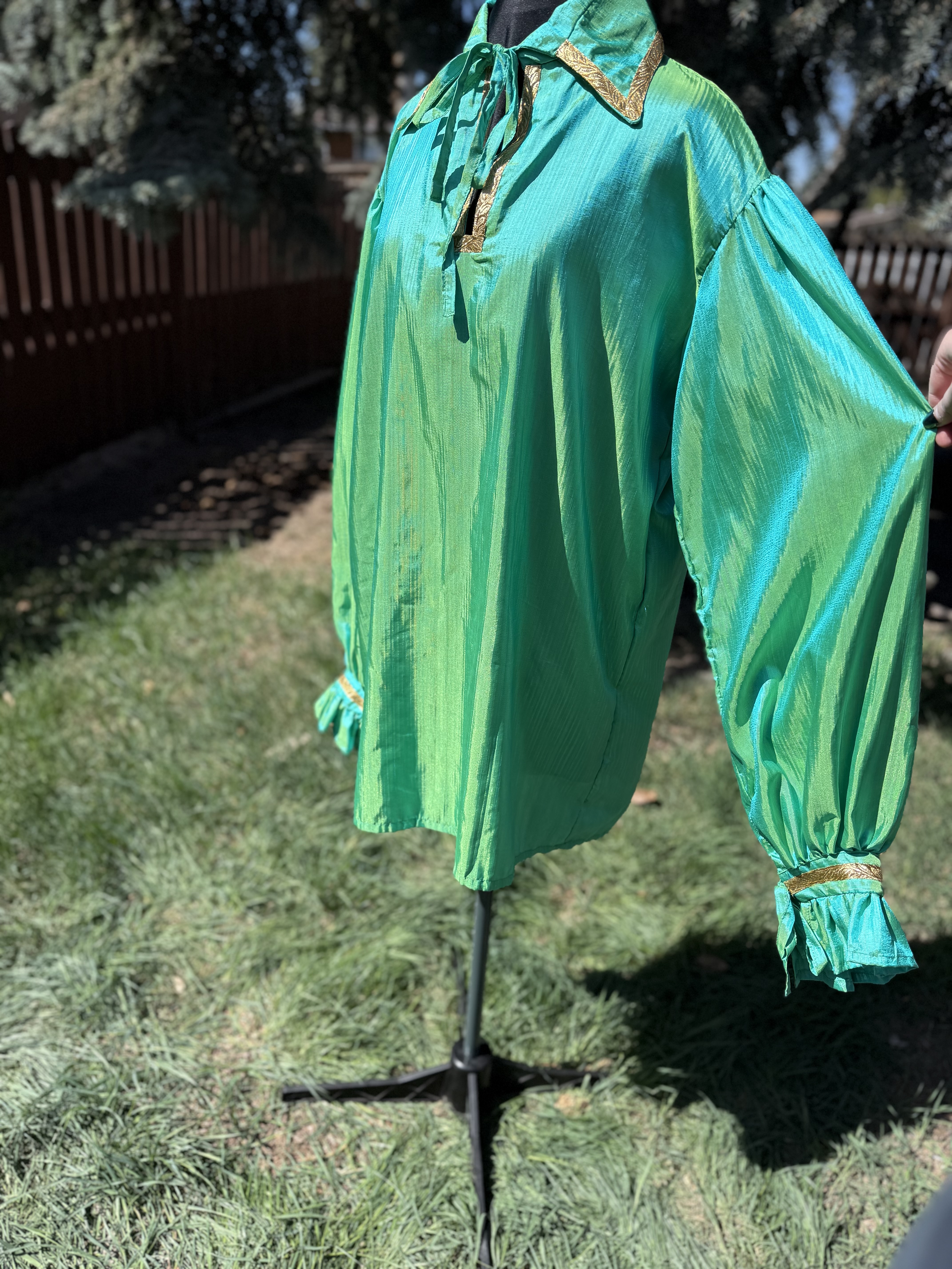 Iridescent Green Shirt