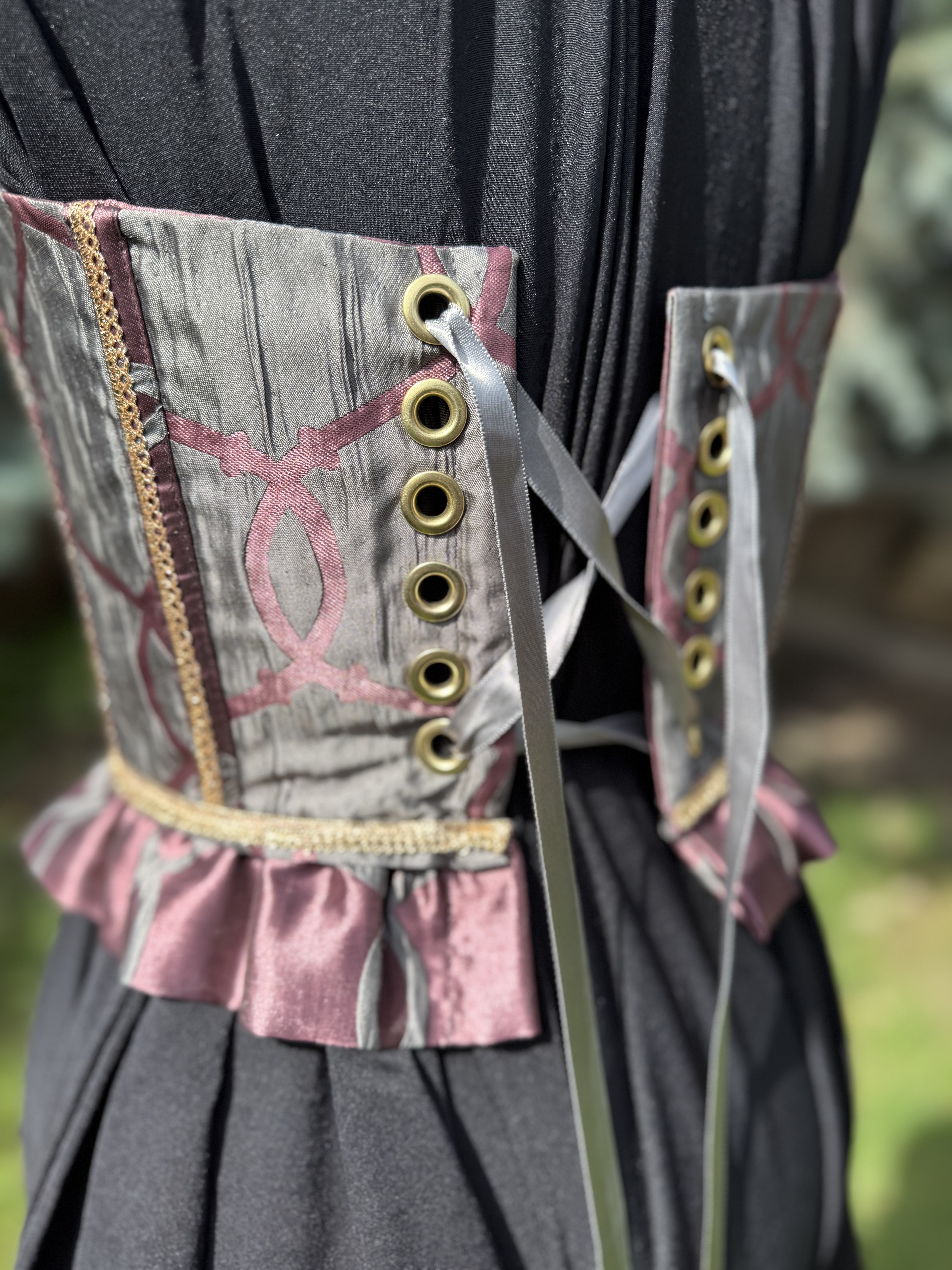 Decima: Elegant Brocade Corset Top