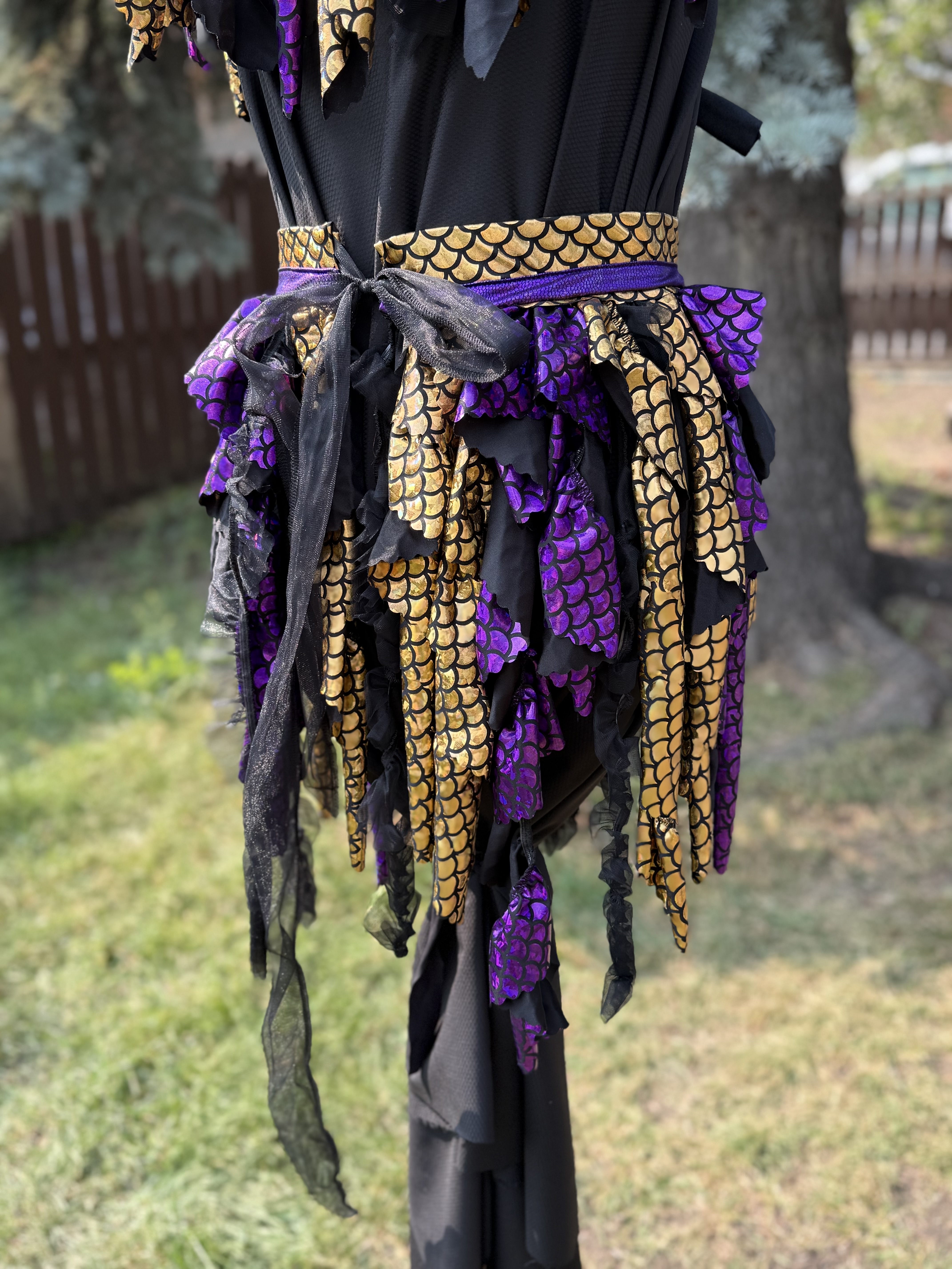 Gold & Purple Mermaid Attire