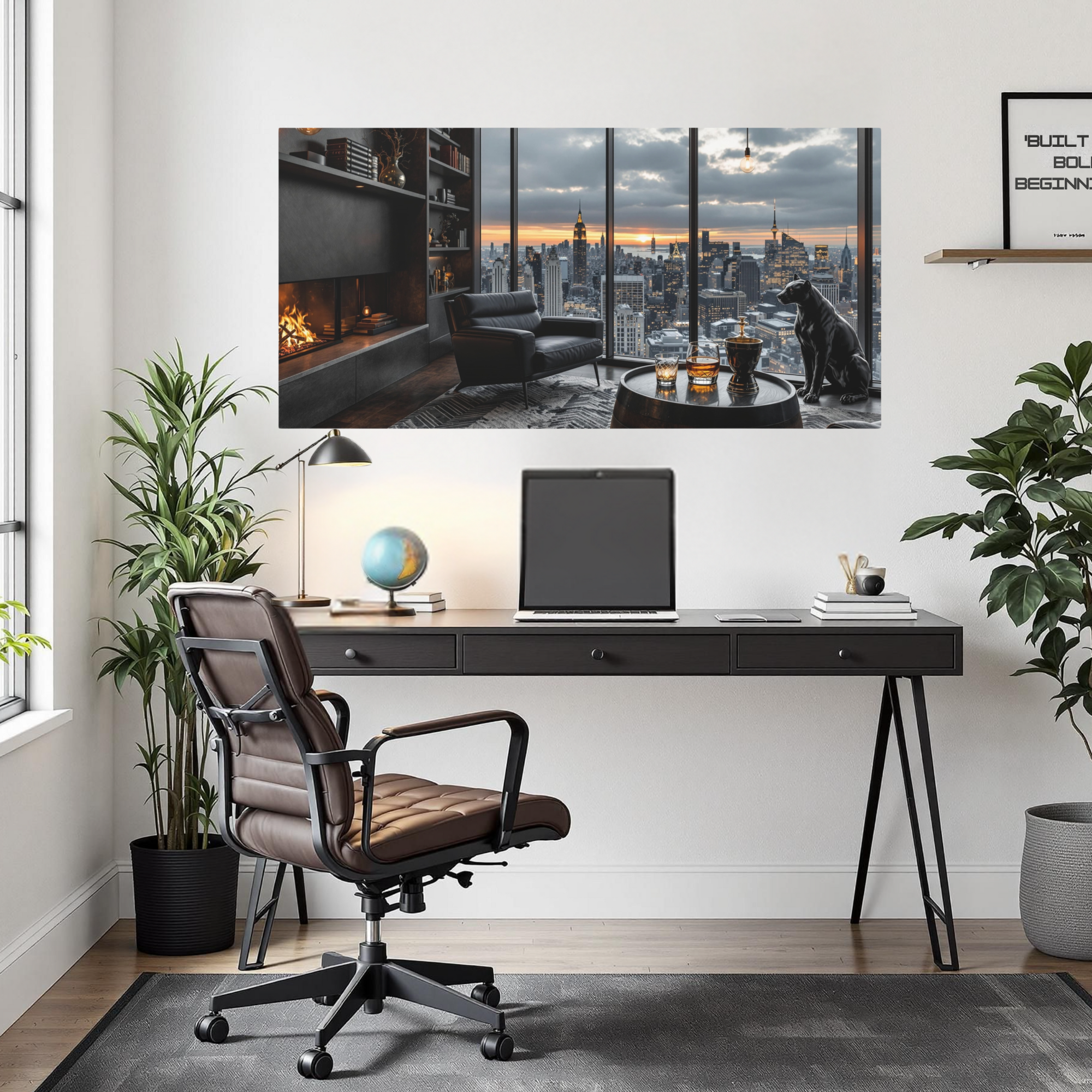 Luxury Penthouse With Empire View – NYC Skyline Wall Art