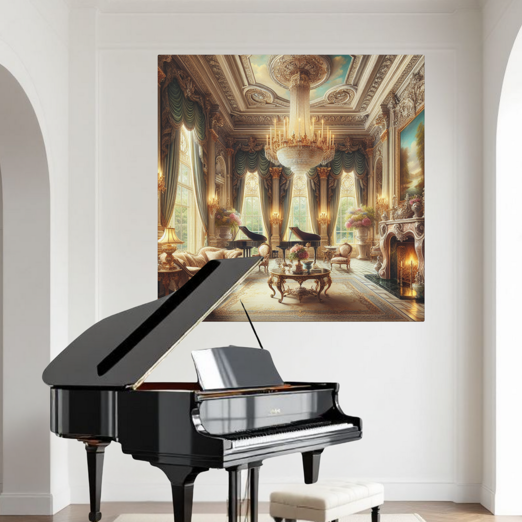 Victorian Music Room – Elegant Luxury Wall Art