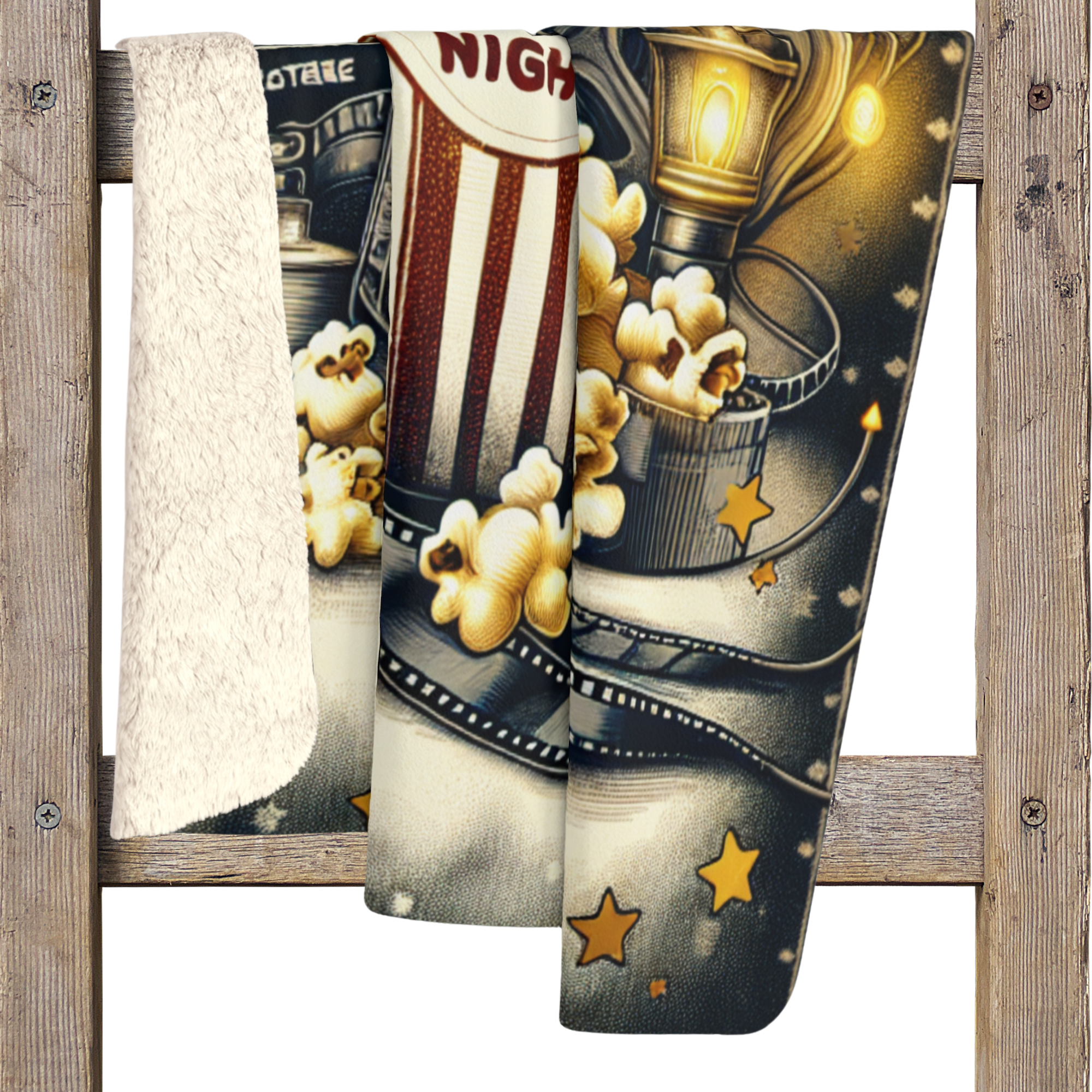 Movie Night Popcorn – Cozy Sherpa Blanket
