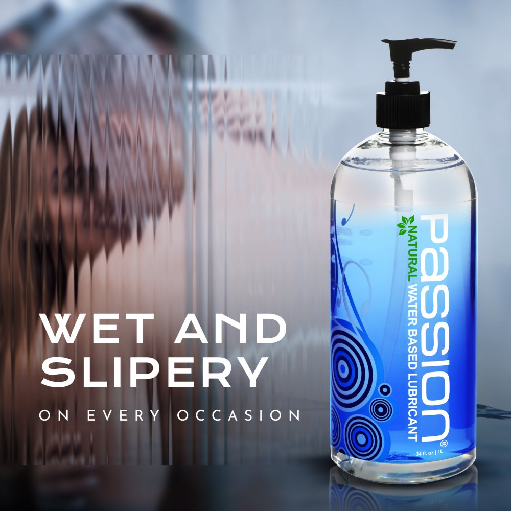  Passion Natural Water-Based Lubricant - 34 oz