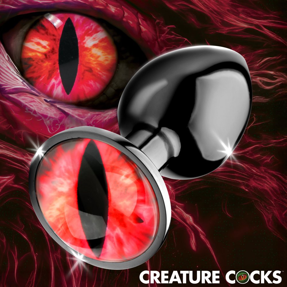 Sinister Eye Red Eye Metal Butt Plug 