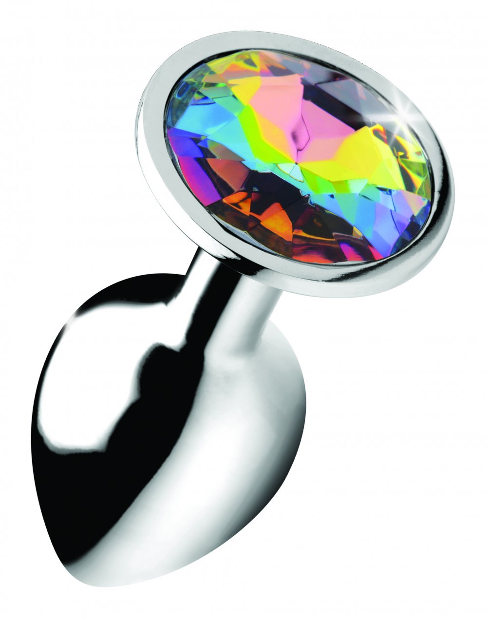 Rainbow Prism Gem Anal Plug 