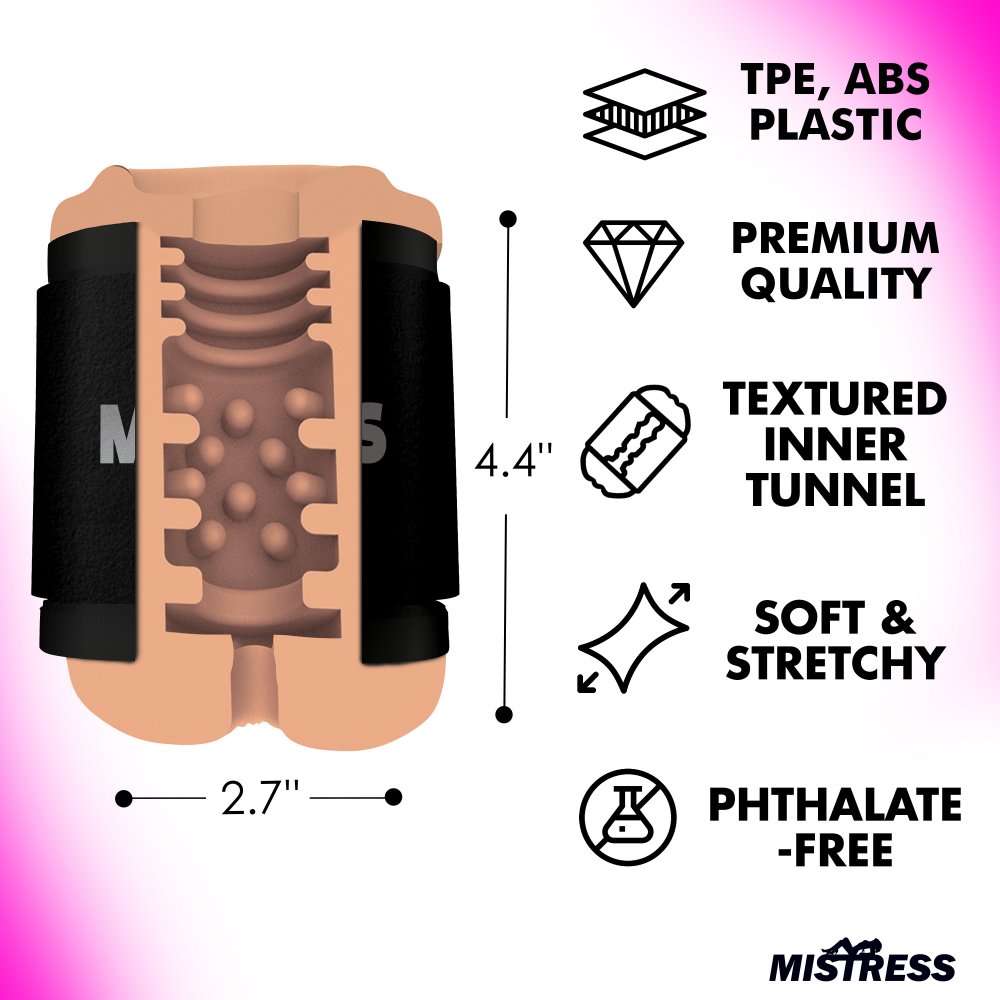  Double Shot Pussy and Ass Stroker - Medium