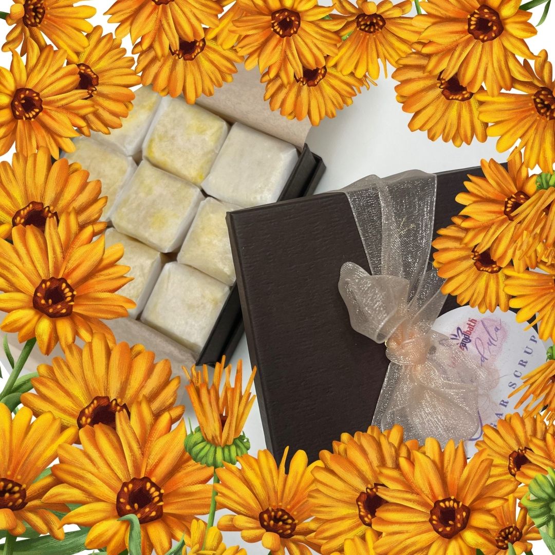 Calendula Sugar Scrub Cubes
