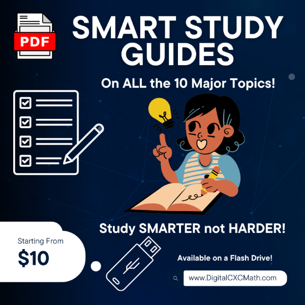 Study Guides for  CXC math