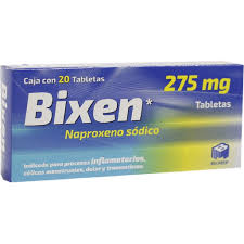 Bixen naproxeno 275mg 20 tabletas