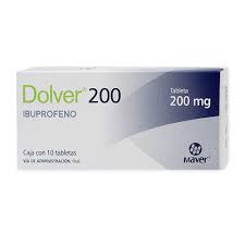 Dolver 200 Ibuprofeno 10 tabletas