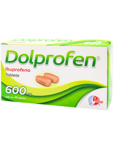 Dolprofen Ibuprofeno 600mg 10 tabletas