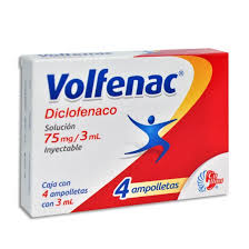 Volfenac Diclofenaco 75mg inyectable 2 ampulas