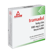 Tramadol 100mg inyectable 5ampulas Amsa