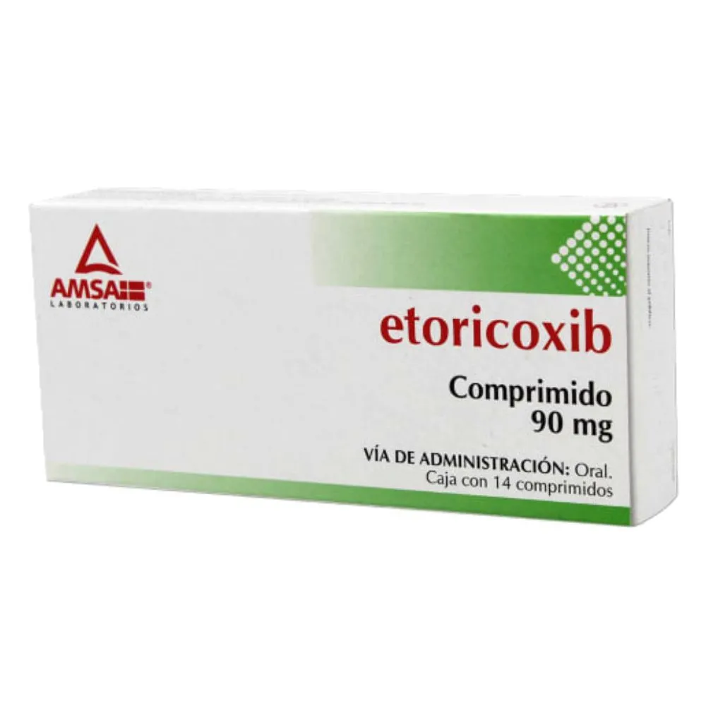 Etoricoxib 90 mg 14 tabletas Amsa