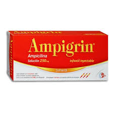 Ampigrin Infantil Ampicilina,clorfenamina,guaifenesina,metamizol